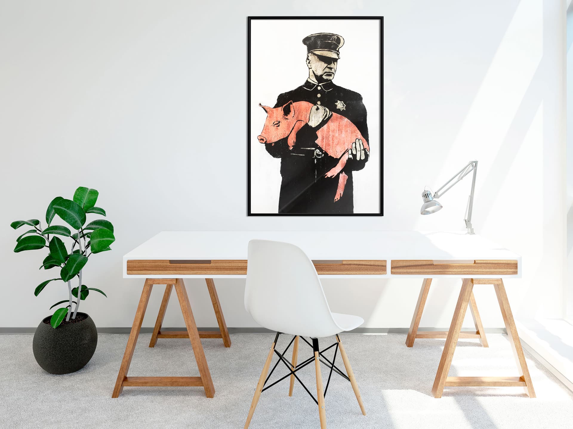 

Plakat - Świnia (rozmiar 30x45, wykończenie Rama czarna)
