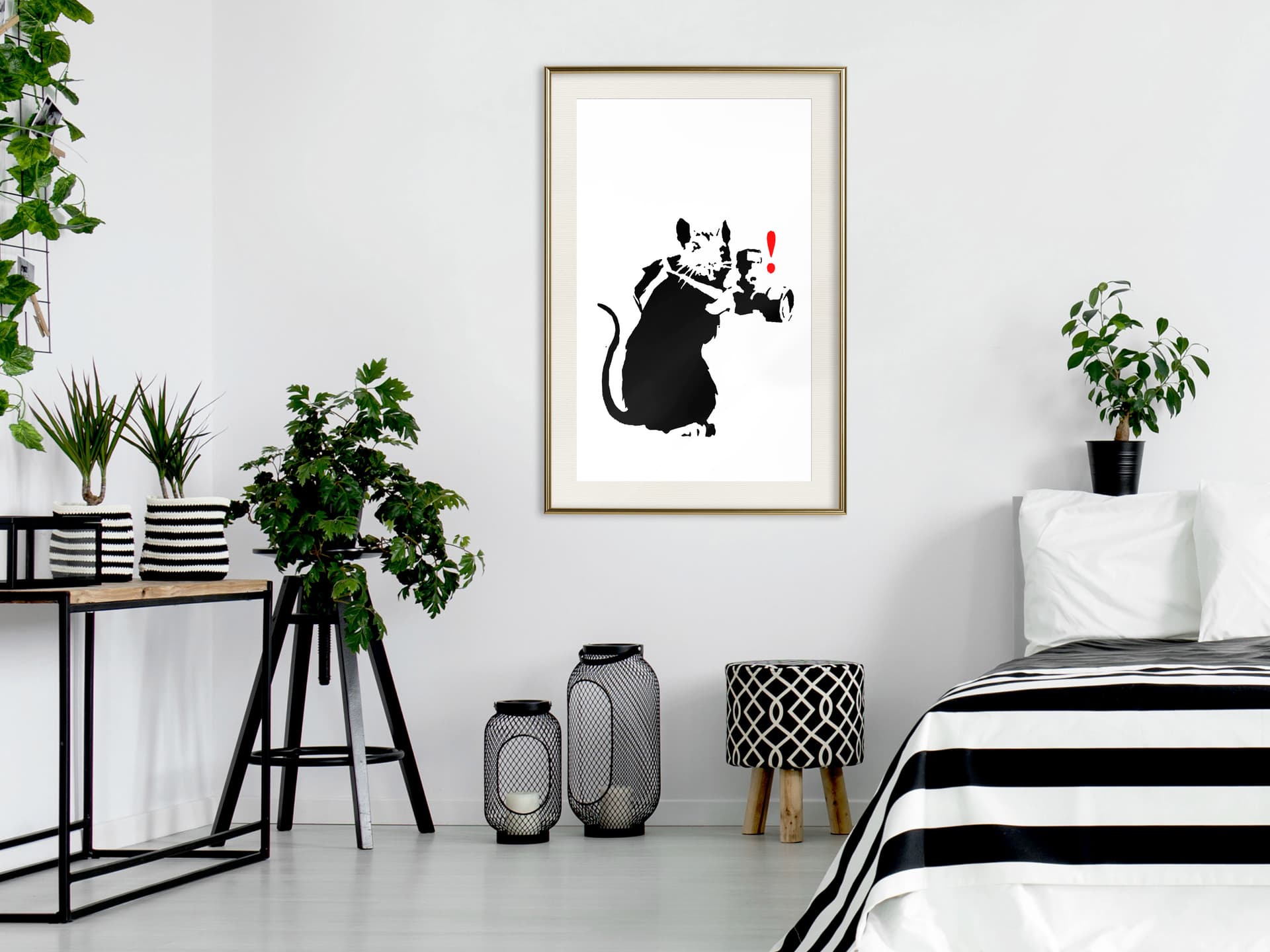 

Plakat - Banksy: Rat Photographer (rozmiar 20x30, wykończenie Rama złota z passe-partout)