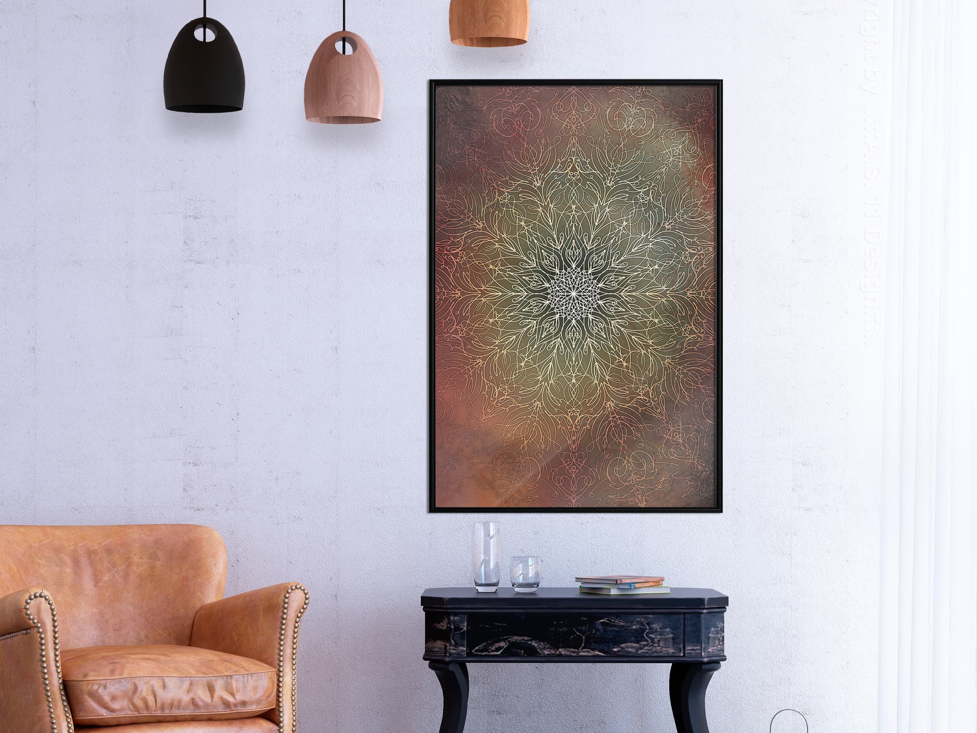 

Plakat - Przygaszona harmonia (rozmiar 30x45, wykończenie Rama czarna)