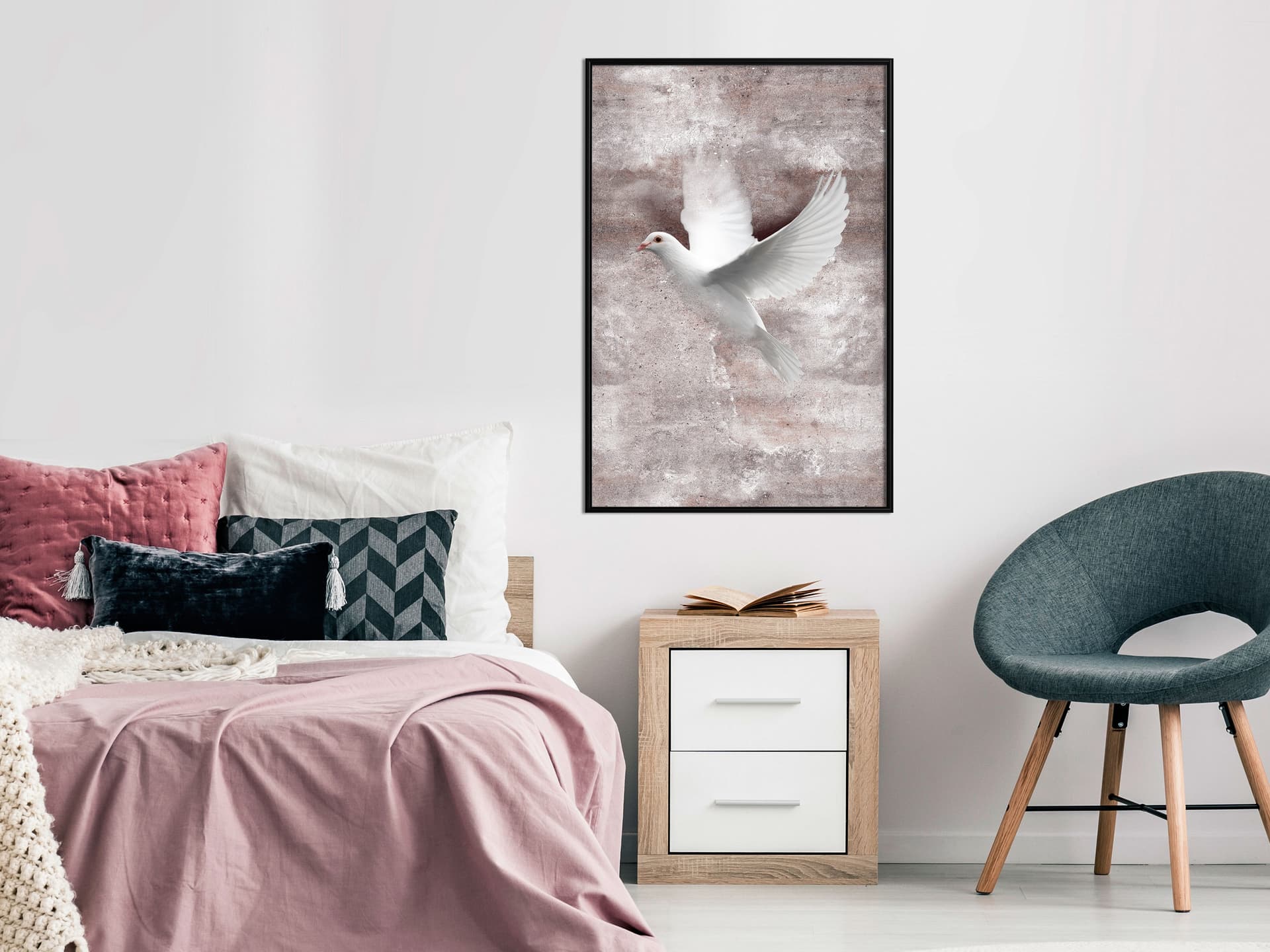 

Plakat - Białe marzenia (rozmiar 30x45, wykończenie Rama czarna)