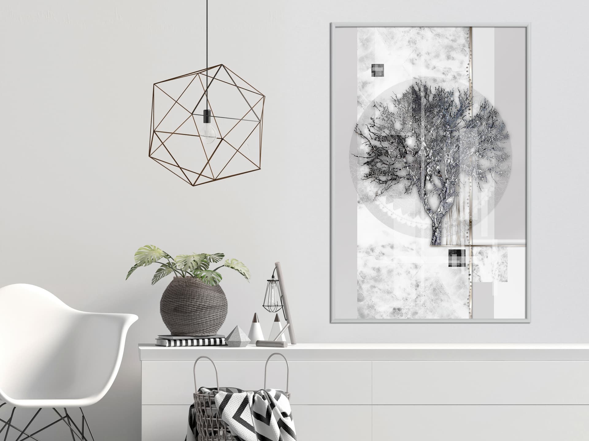 

Plakat - Znak zimy (rozmiar 40x60, wykończenie Rama biała)