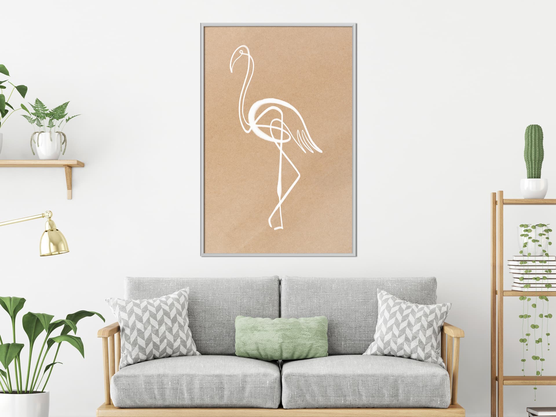

Plakat - Samotny ptak (rozmiar 20x30, wykończenie Rama biała)