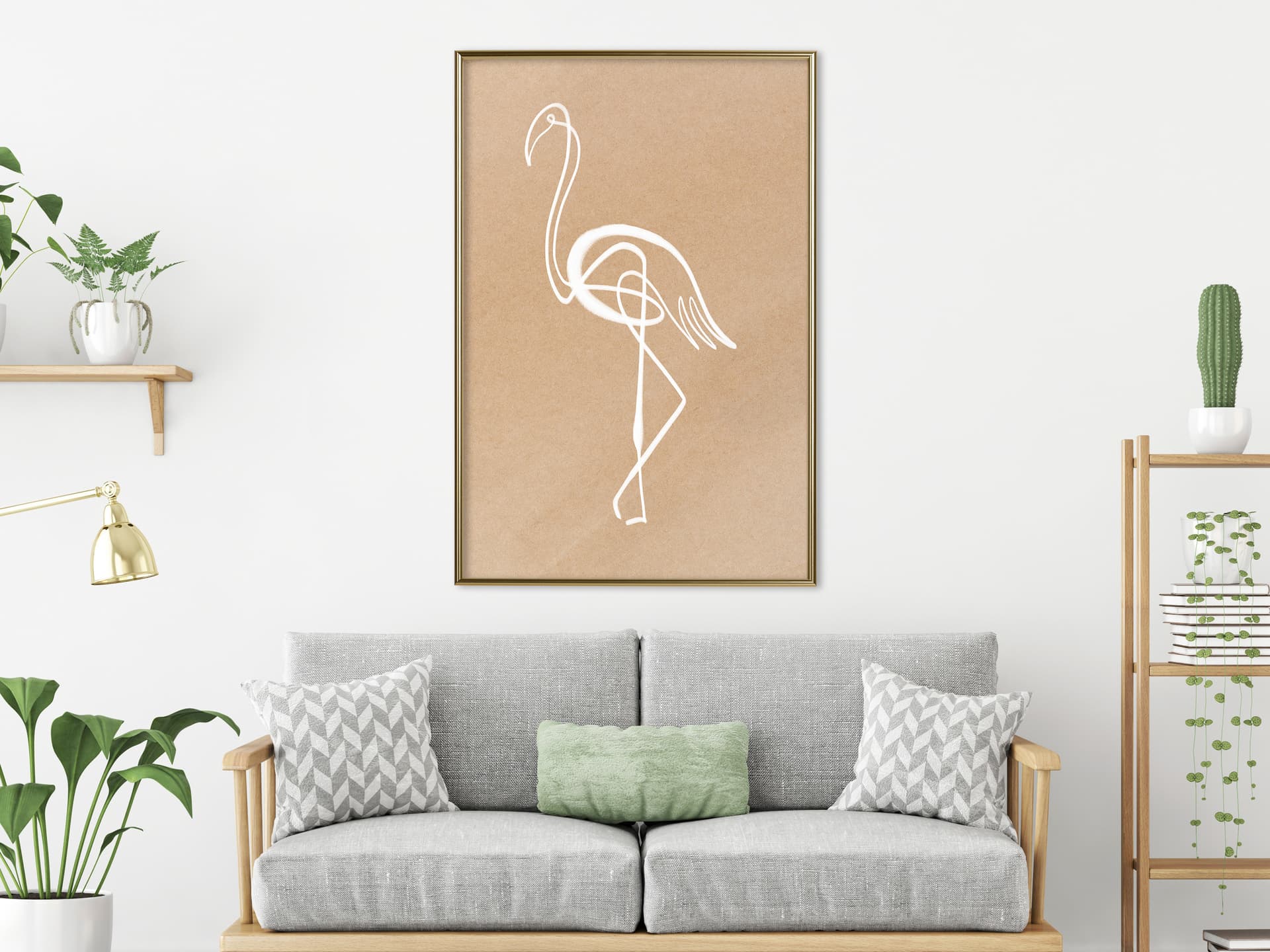 

Plakat - Samotny ptak (rozmiar 20x30, wykończenie Rama złota)