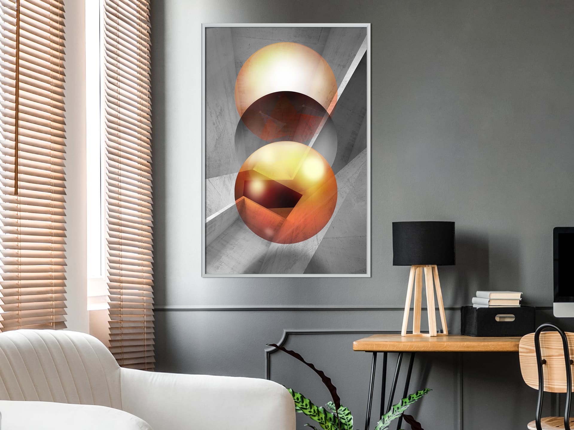 

Plakat - Zaklęte kule (rozmiar 40x60, wykończenie Rama biała)