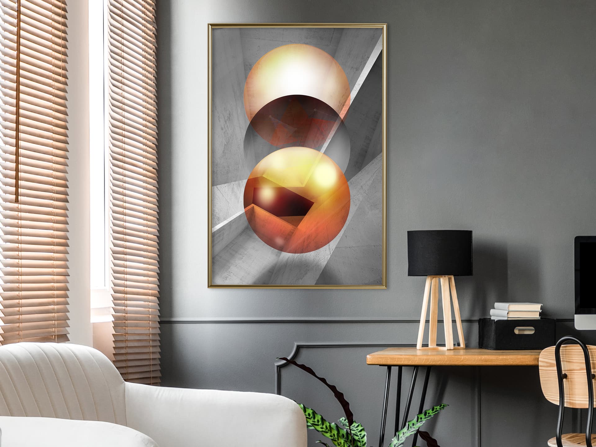 

Plakat - Zaklęte kule (rozmiar 30x45, wykończenie Rama złota)