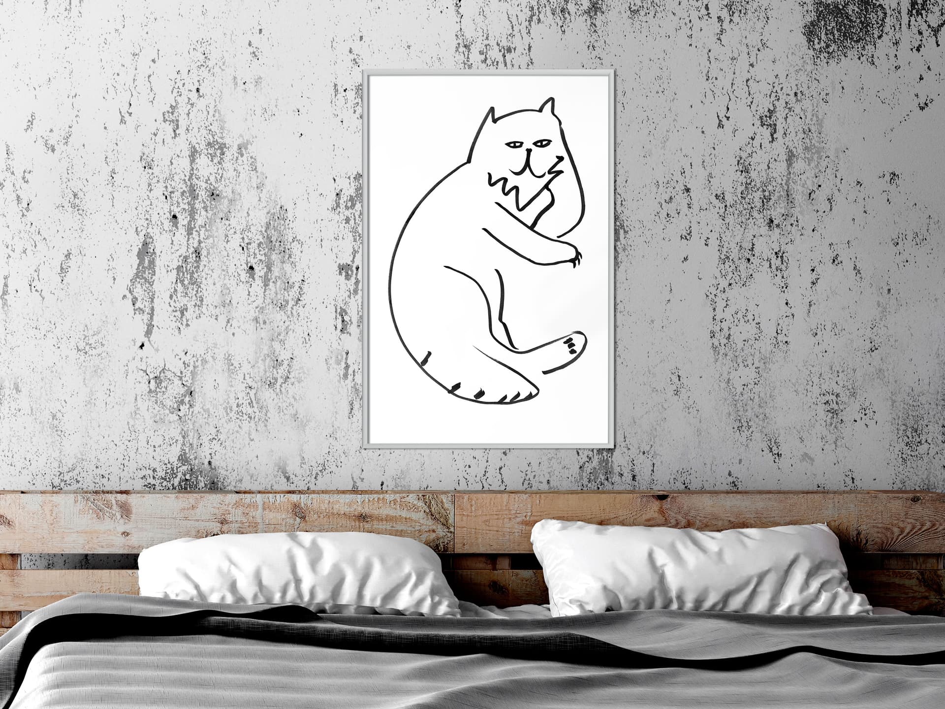 

Plakat - Puszysty odpoczynek (rozmiar 20x30, wykończenie Rama biała)
