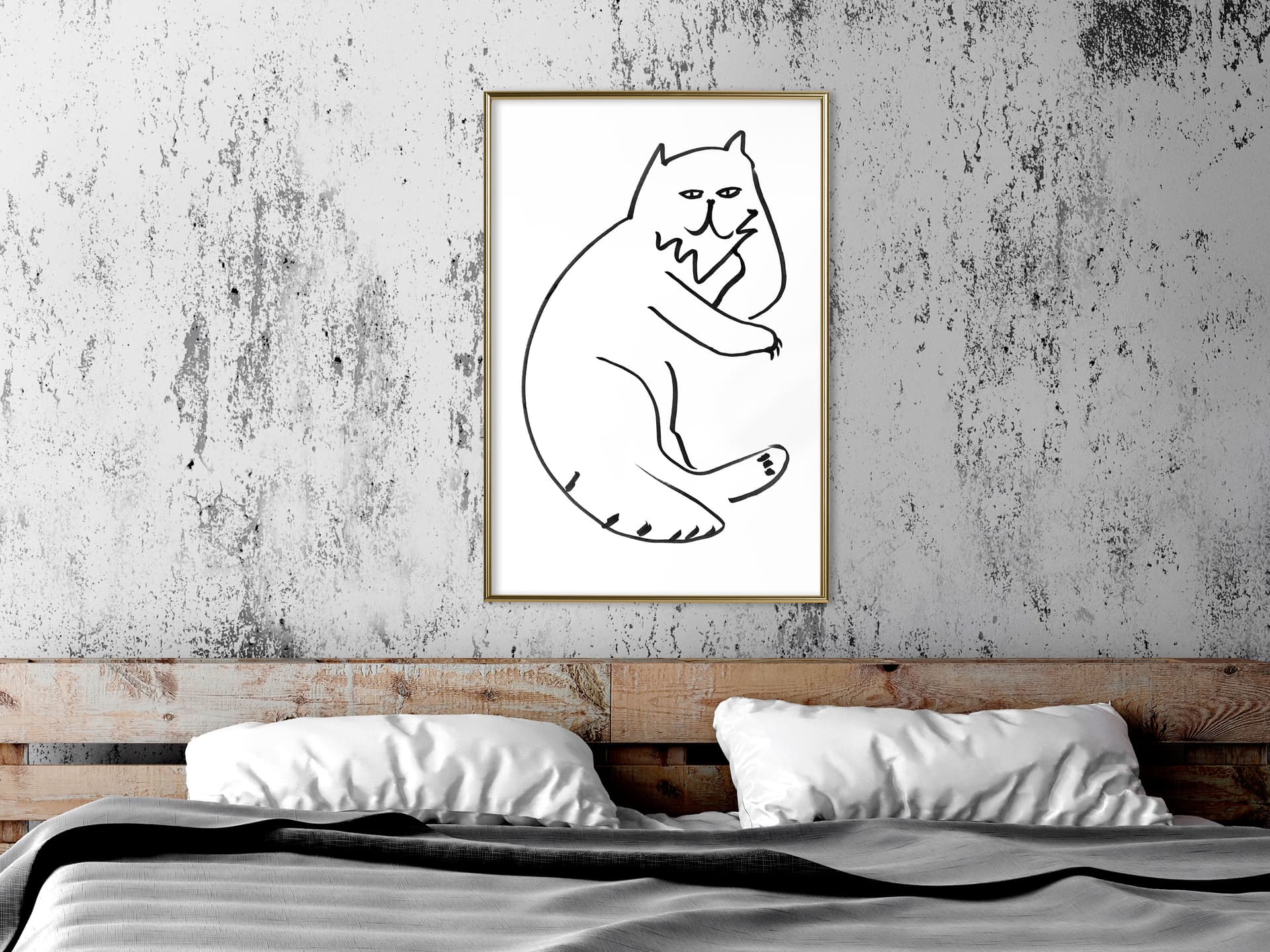 

Plakat - Puszysty odpoczynek (rozmiar 30x45, wykończenie Rama złota)