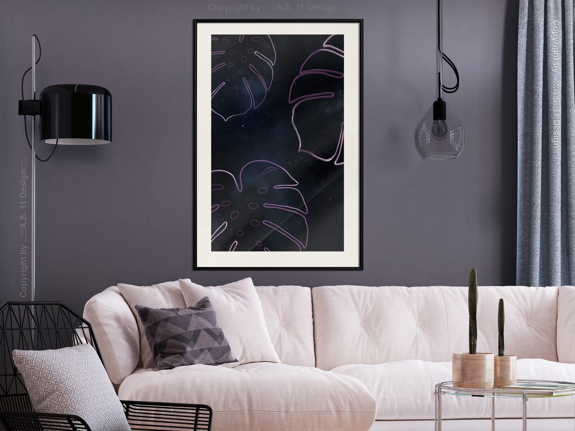 

Plakat - Zarys monstery (rozmiar 30x45, wykończenie Rama czarna z passe-partout)