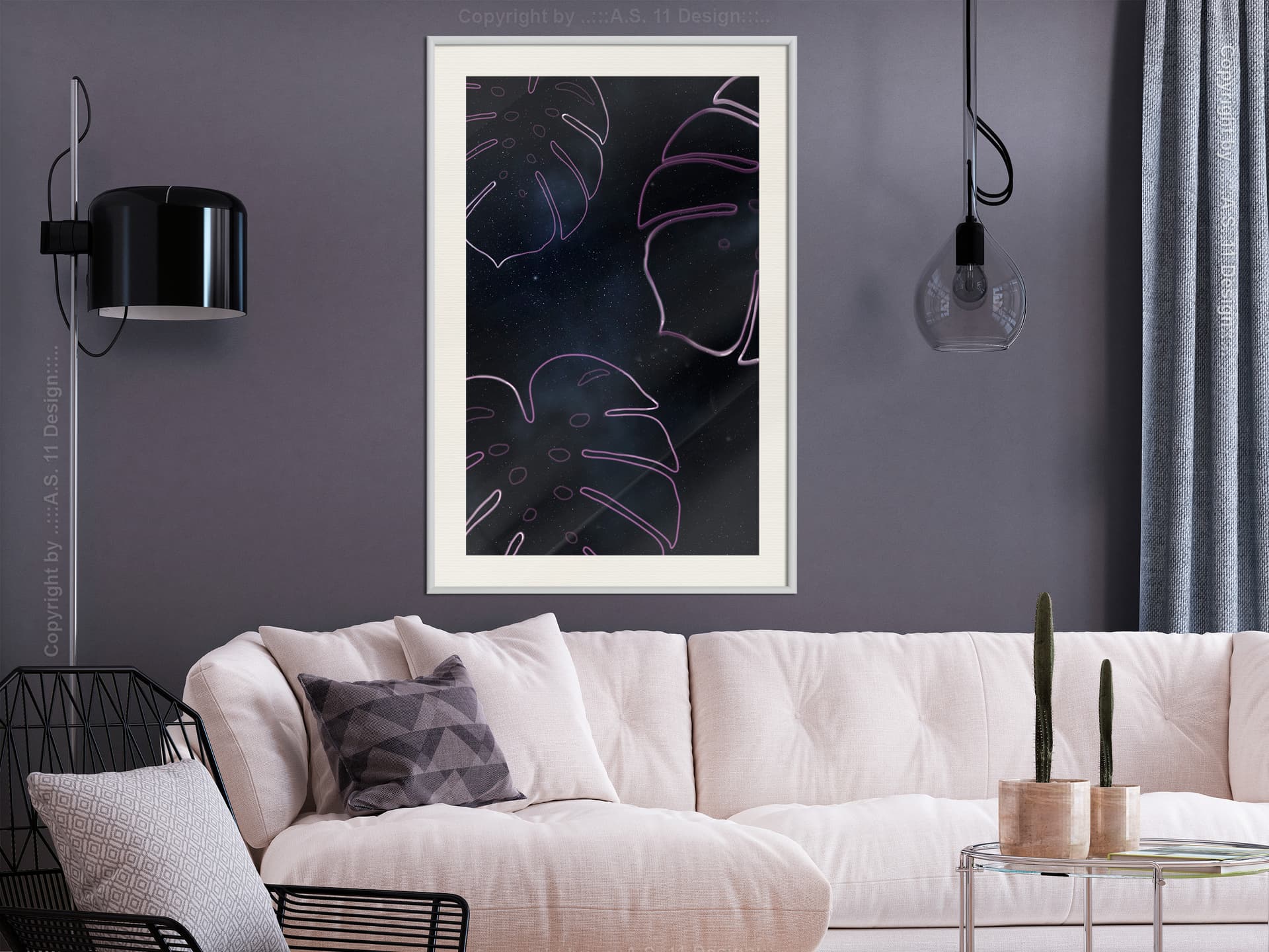 

Plakat - Zarys monstery (rozmiar 30x45, wykończenie Rama biała z passe-partout)