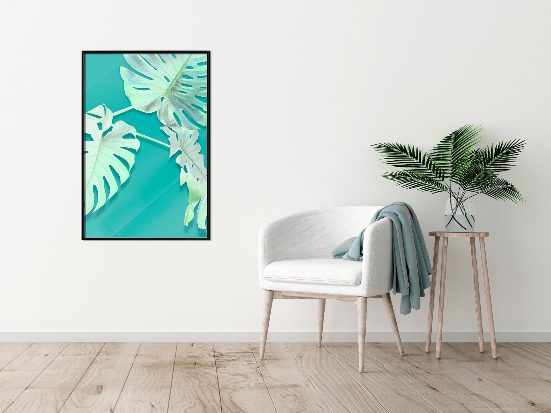 

Plakat - Morska monstera (rozmiar 20x30, wykończenie Rama czarna)