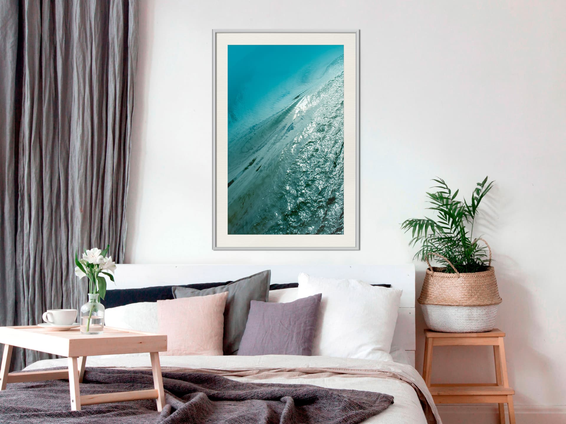 

Plakat - Głębia oceanu (rozmiar 30x45, wykończenie Rama biała z passe-partout)
