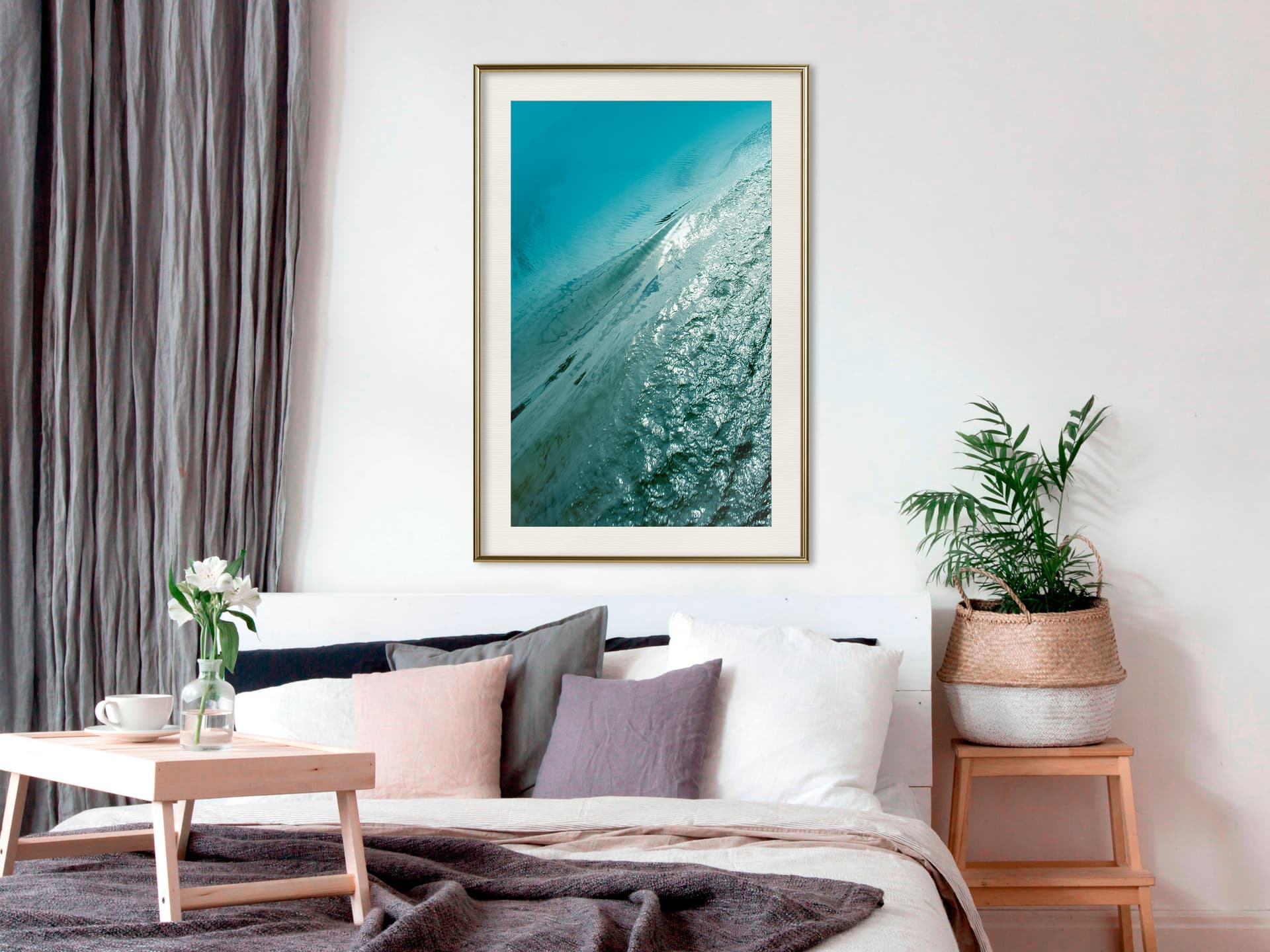 

Plakat - Głębia oceanu (rozmiar 30x45, wykończenie Rama złota z passe-partout)