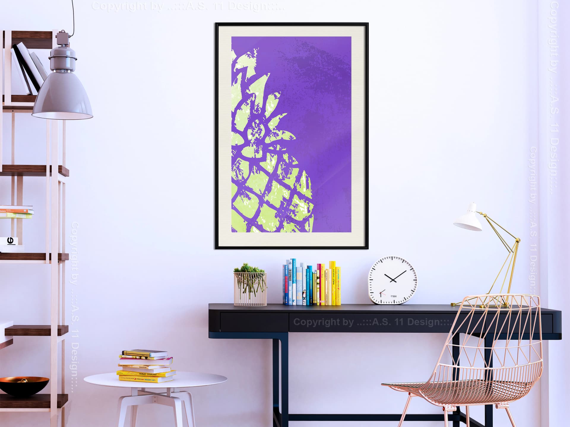 

Plakat - Mocny kontrast (rozmiar 20x30, wykończenie Rama czarna z passe-partout)