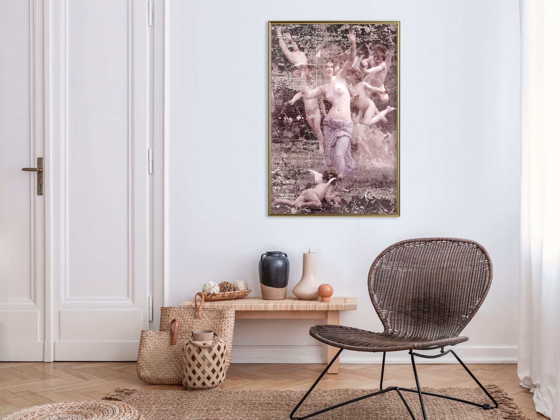 

Plakat - Zakochane anioły (rozmiar 20x30, wykończenie Rama złota)