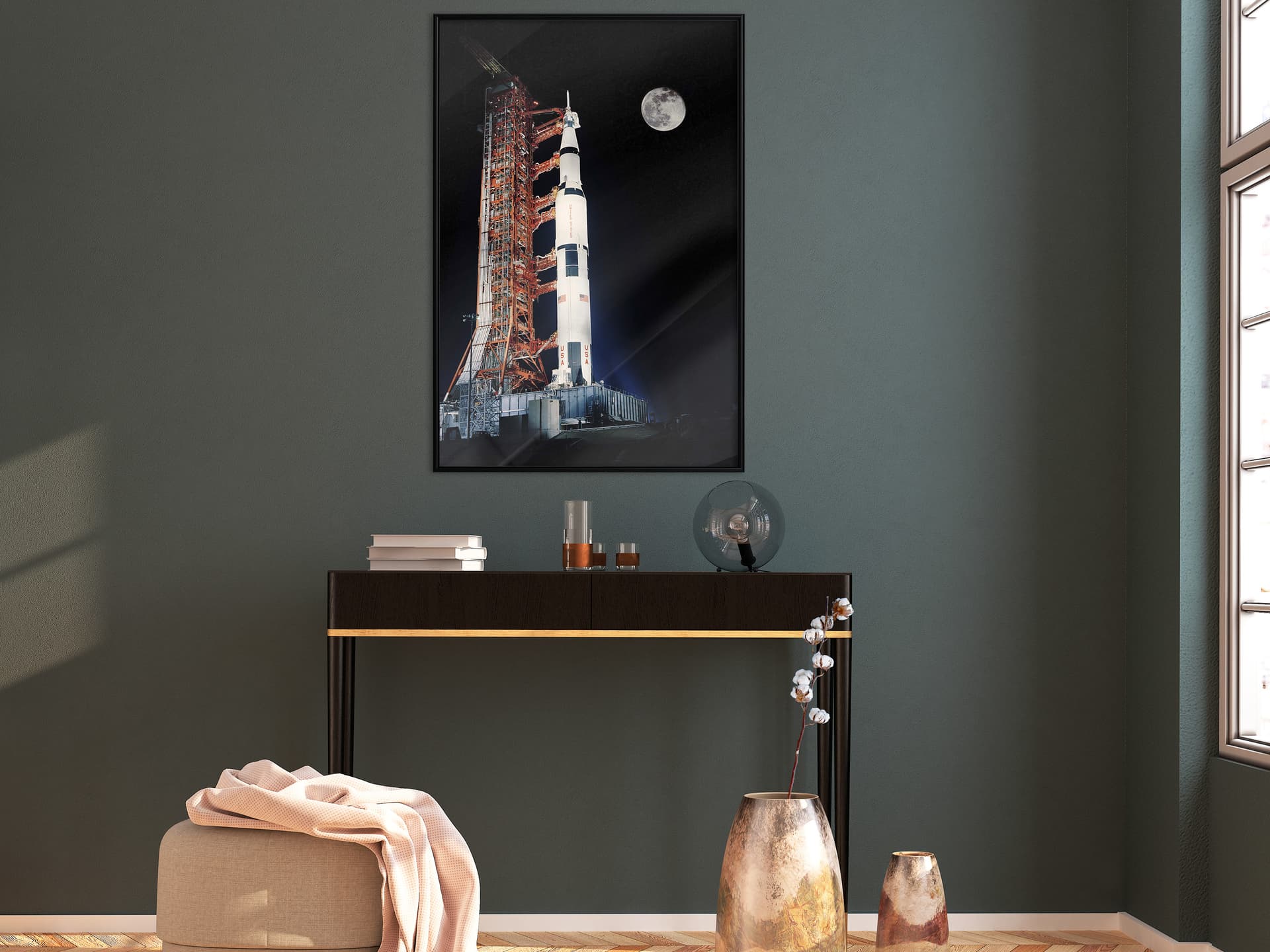 

Plakat - Kosmodrom (rozmiar 20x30, wykończenie Rama czarna)