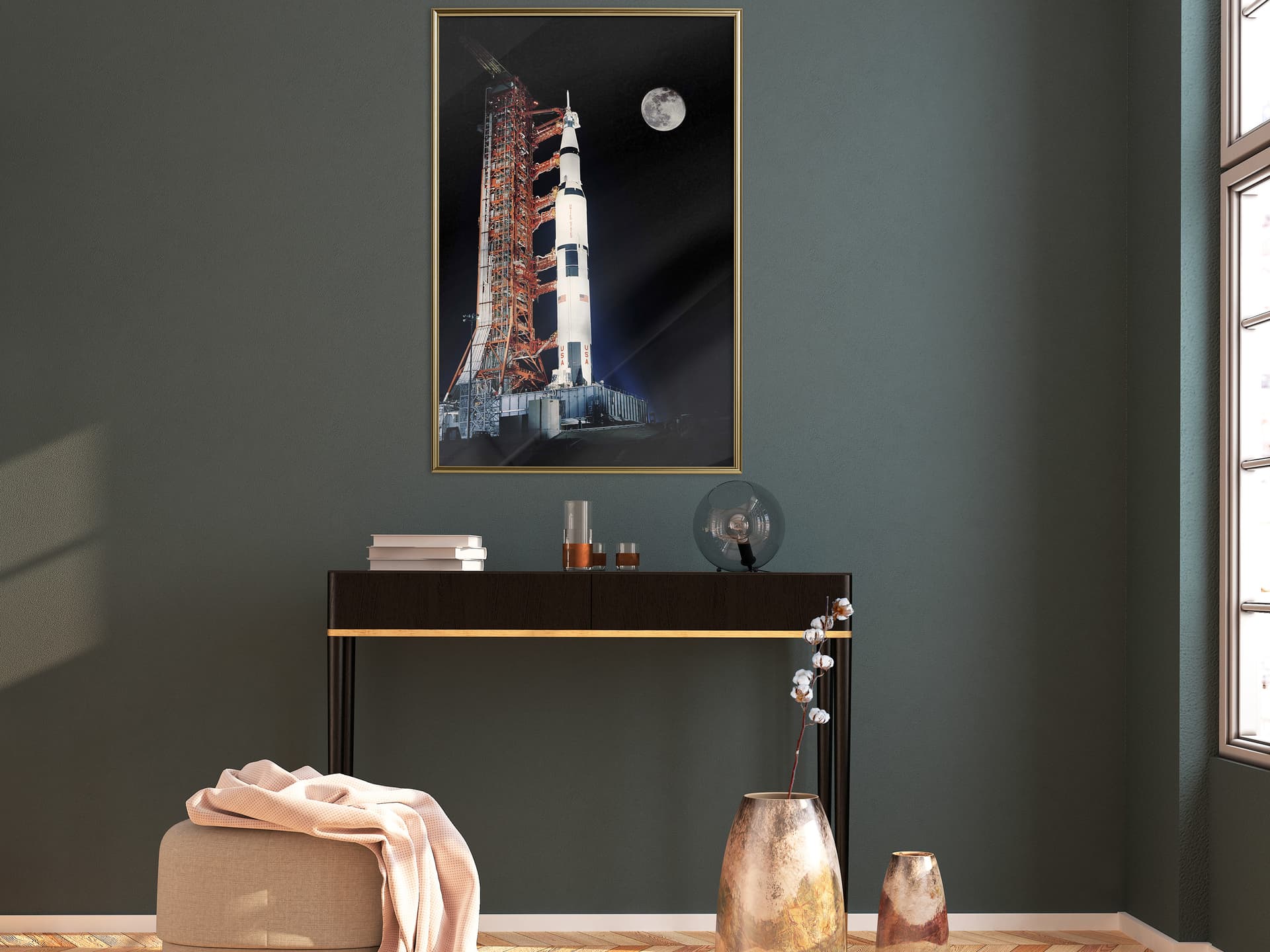 

Plakat - Kosmodrom (rozmiar 40x60, wykończenie Rama złota)