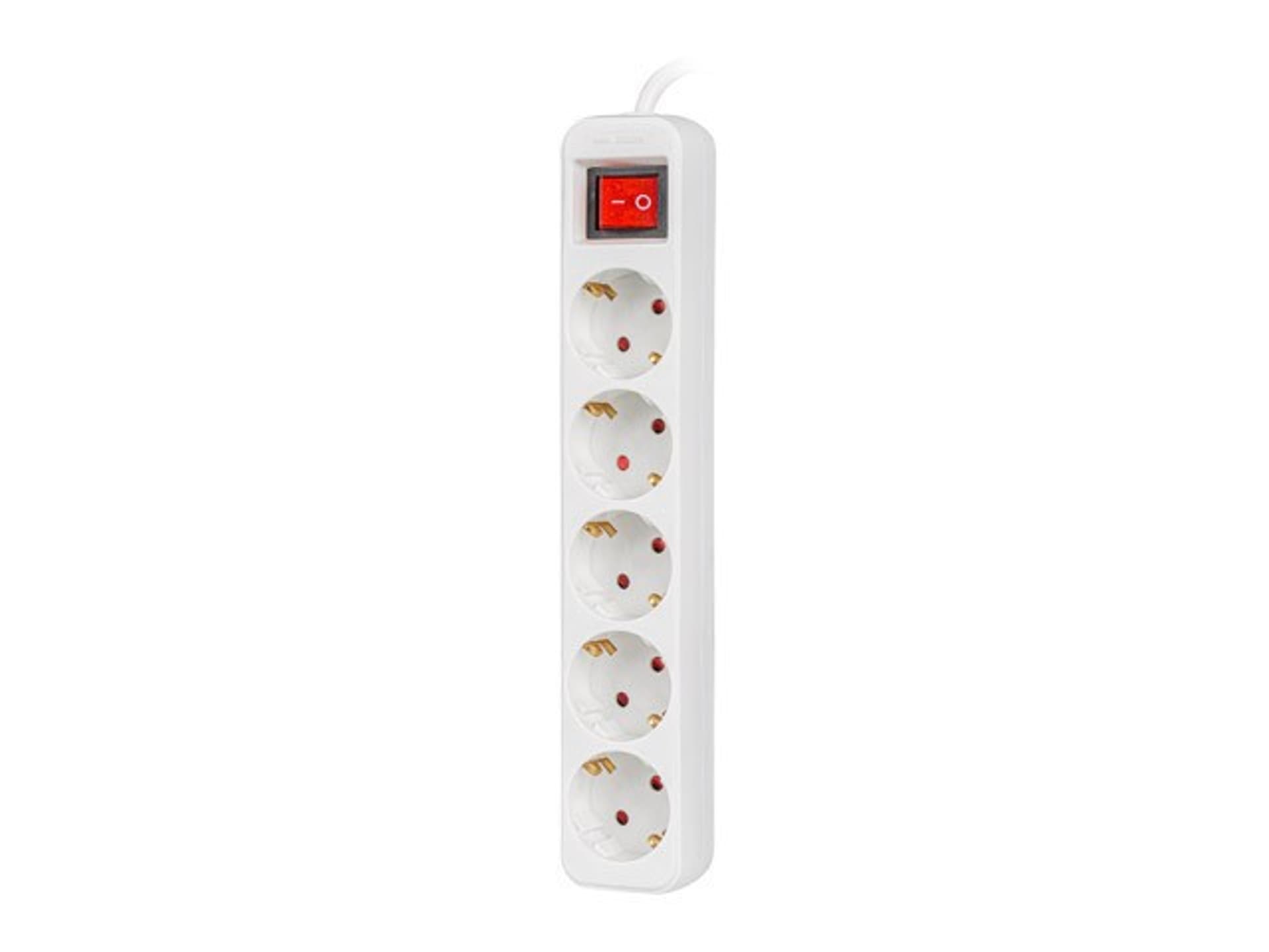 

Listwa przedłużacz 1,5m 5x230 V PS1-05F-0150-W
