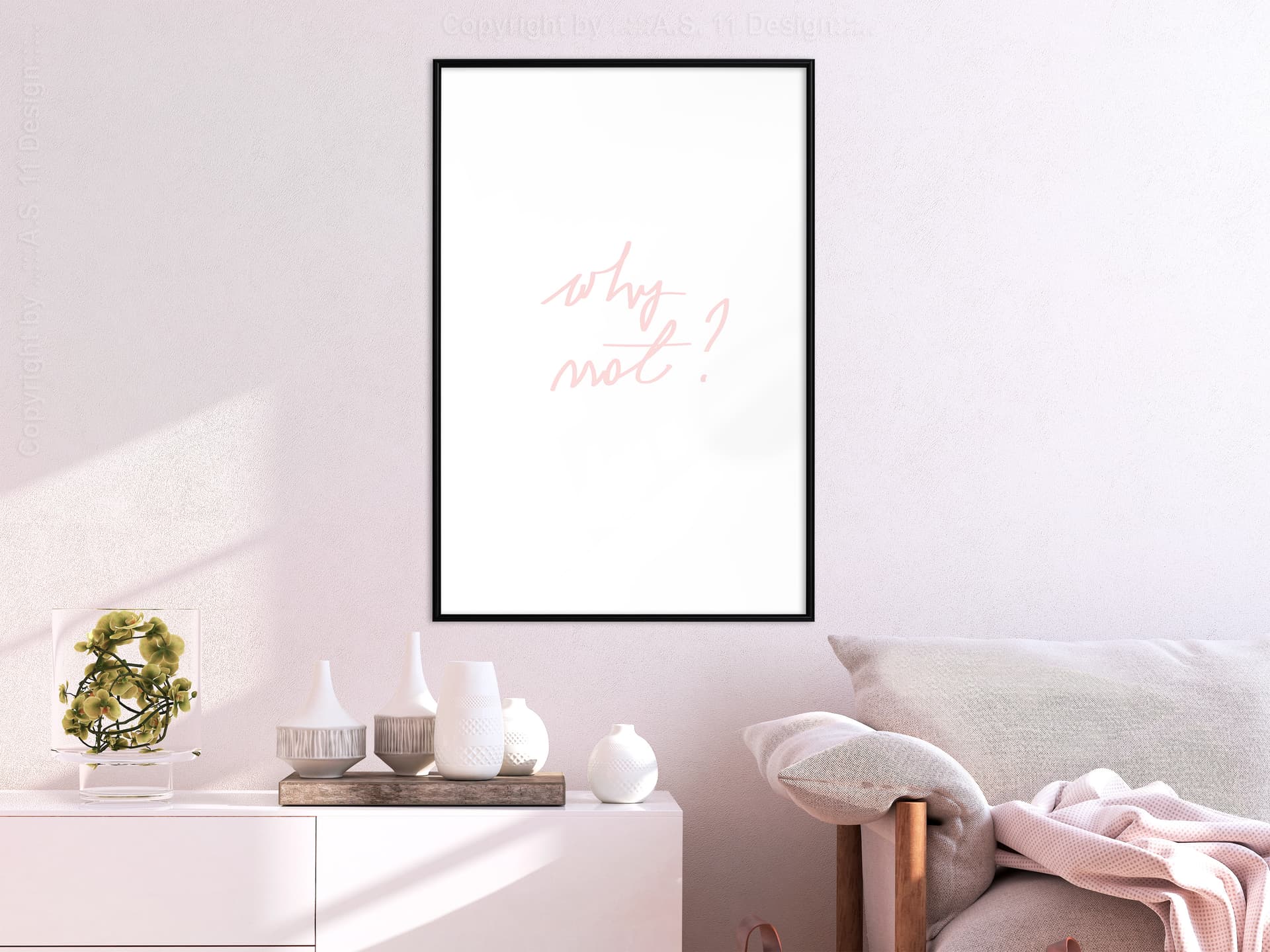

Plakat - Dlaczego nie (rozmiar 20x30, wykończenie Rama czarna)