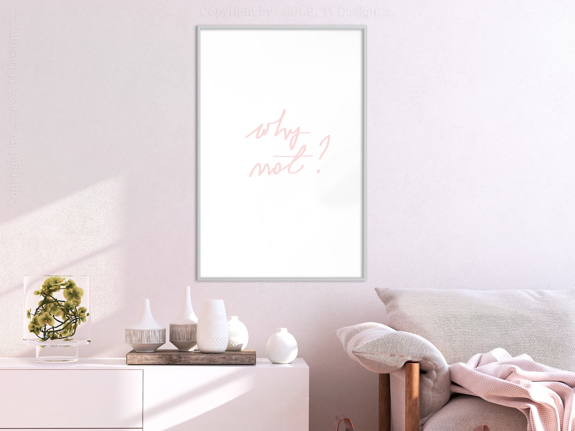 

Plakat - Dlaczego nie (rozmiar 40x60, wykończenie Rama biała)