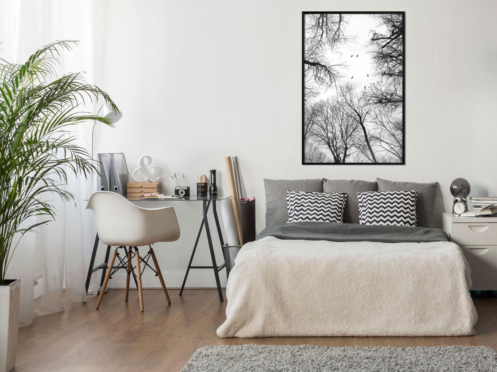 

Plakat - Korony drzew (rozmiar 30x45, wykończenie Rama czarna)