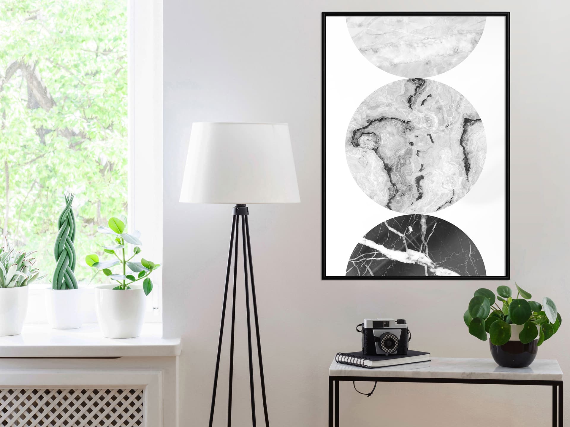 

Plakat - Trzy odcienie marmuru (rozmiar 20x30, wykończenie Rama czarna)