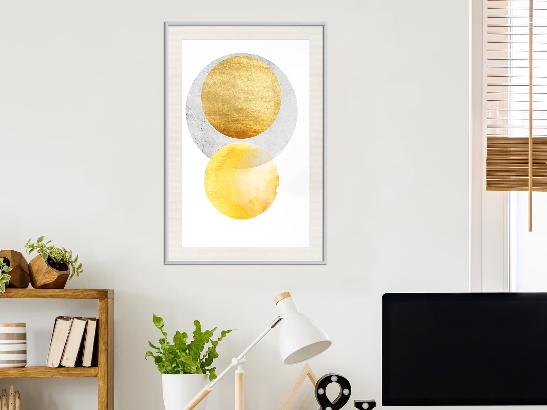 

Plakat - Zaćmienie (rozmiar 20x30, wykończenie Rama biała z passe-partout)