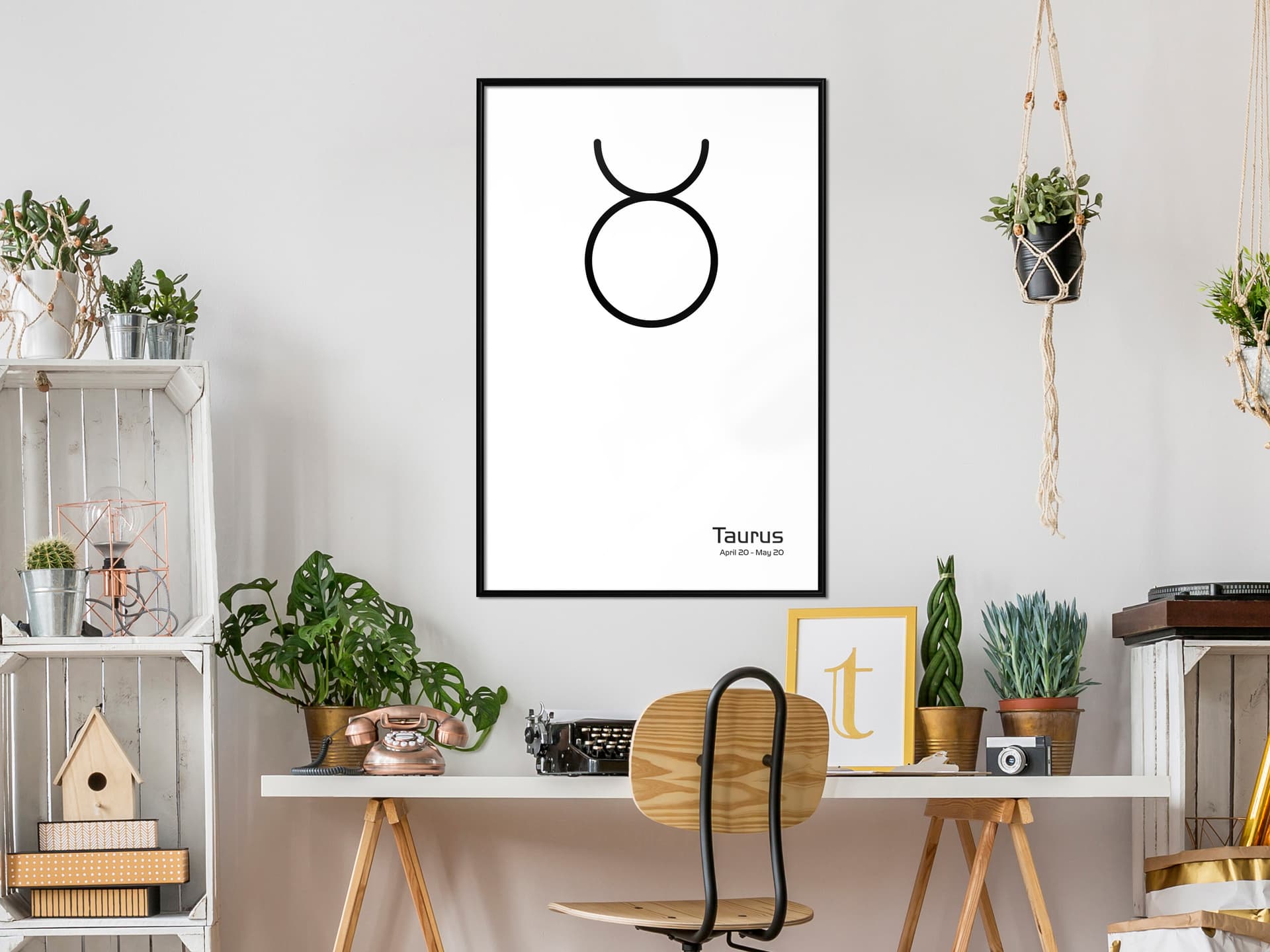 

Plakat - Zodiak: Byk II (rozmiar 20x30, wykończenie Rama czarna)