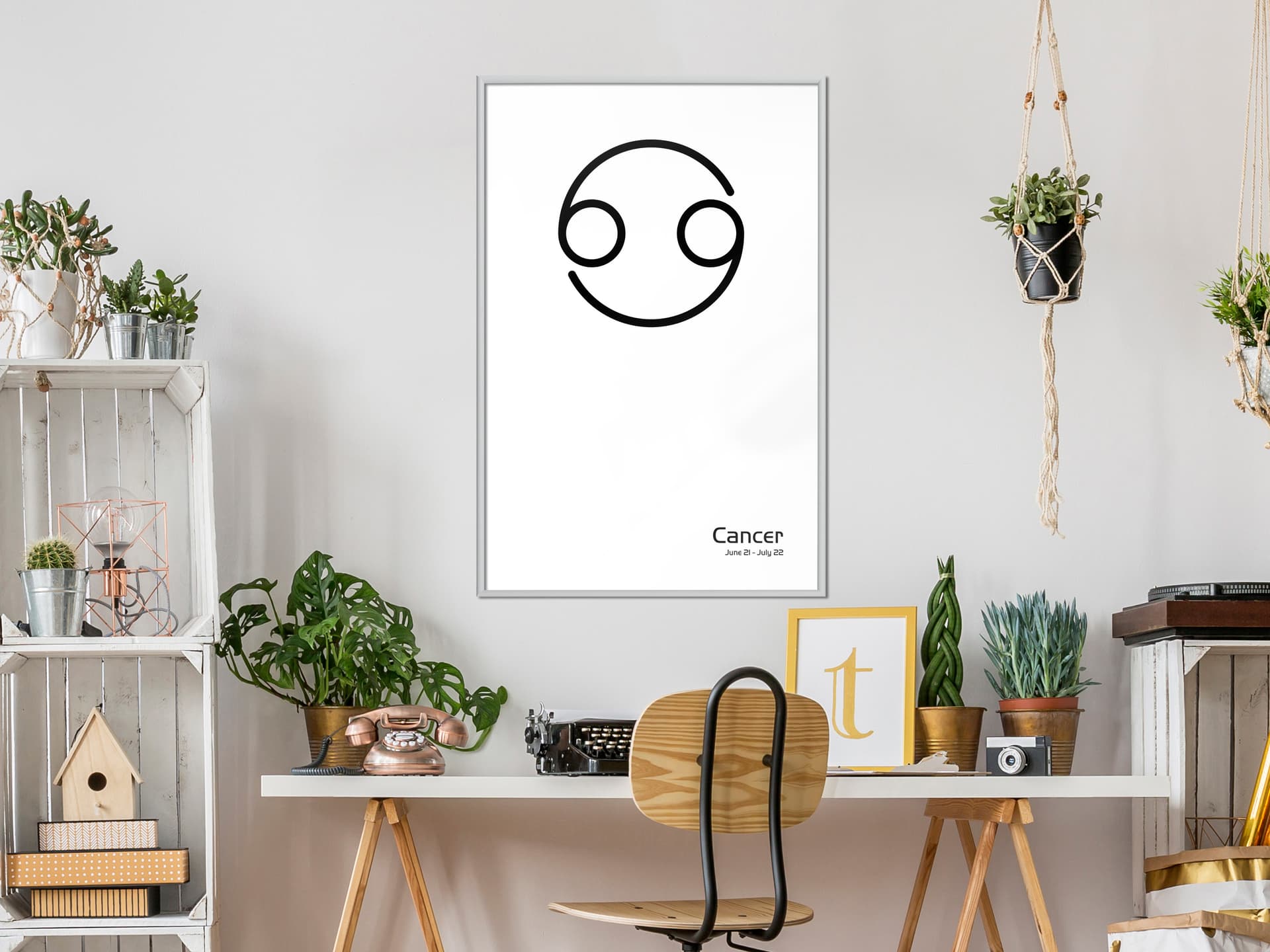 

Plakat - Zodiak: Rak II (rozmiar 30x45, wykończenie Rama biała)