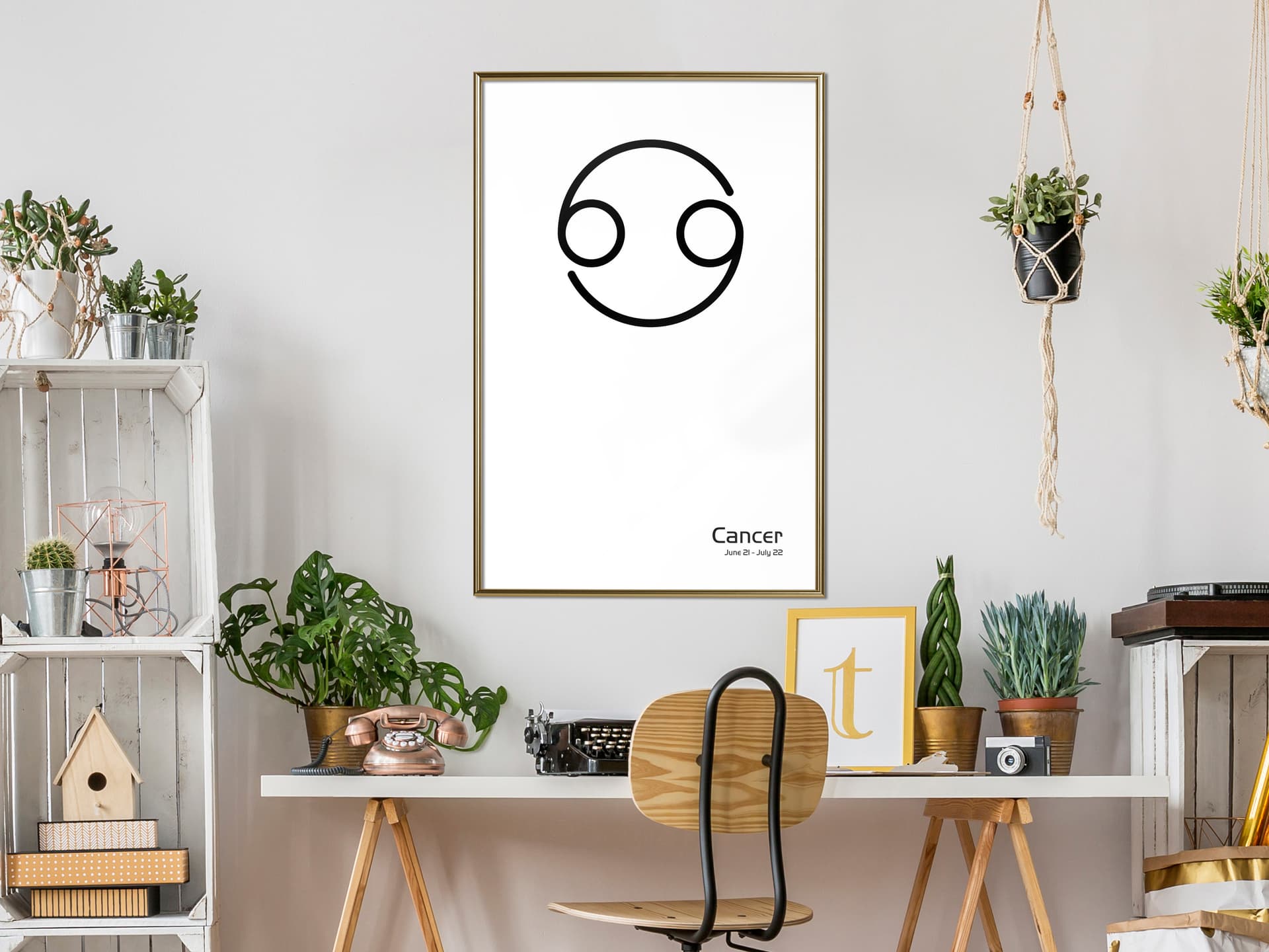 

Plakat - Zodiak: Rak II (rozmiar 40x60, wykończenie Rama złota)