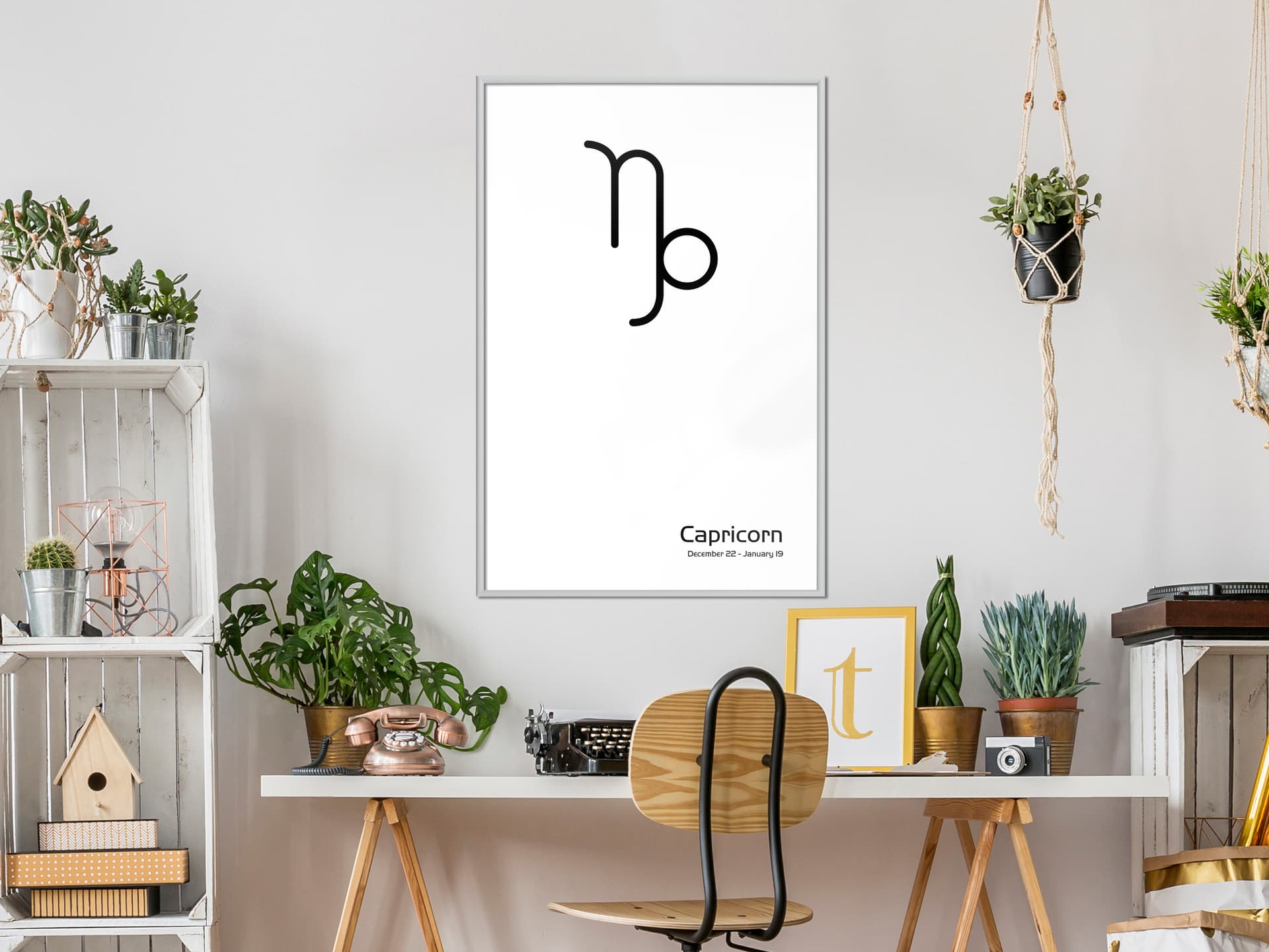 

Plakat - Zodiak: Koziorożec II (rozmiar 20x30, wykończenie Rama biała)