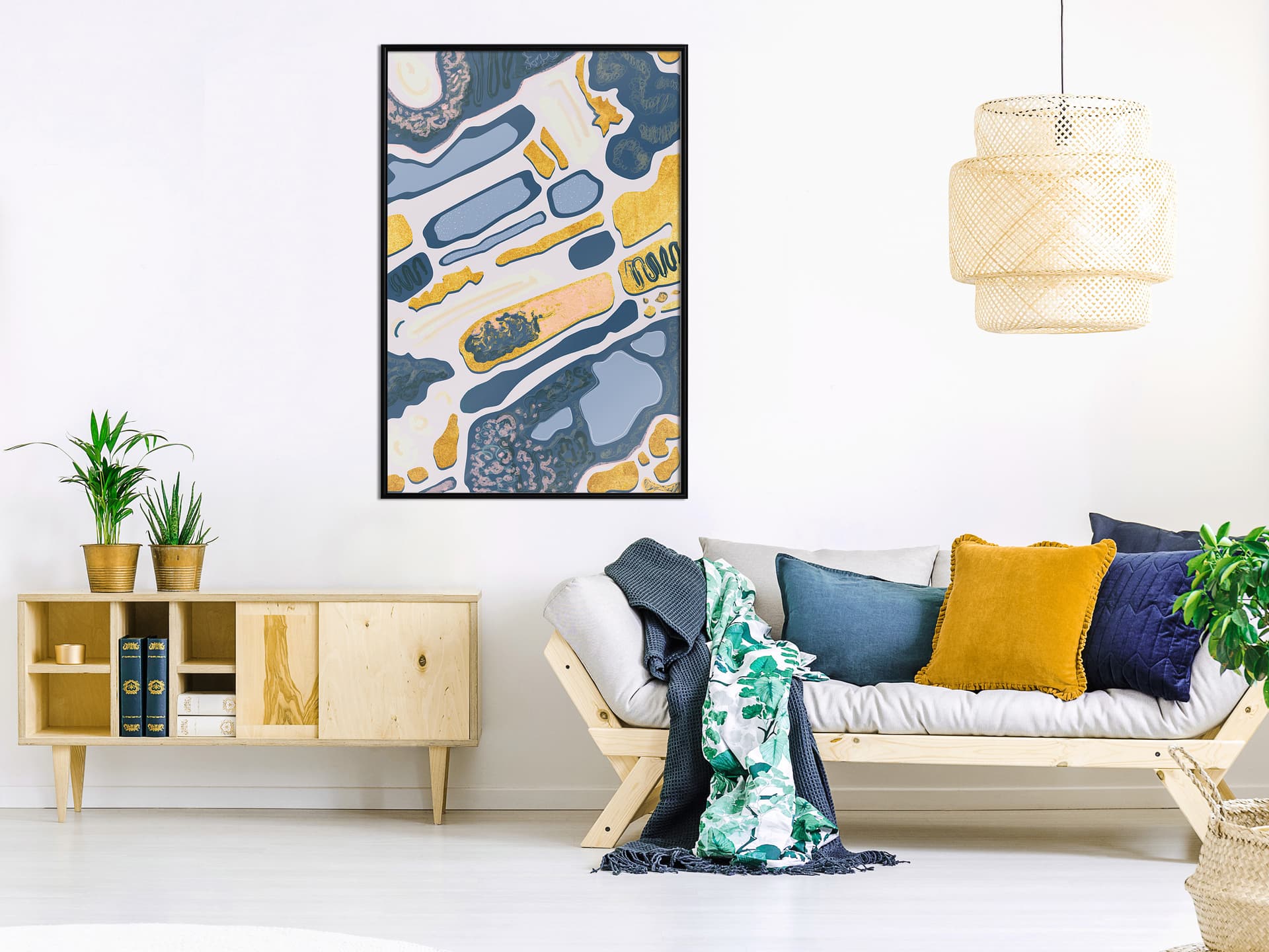

Plakat - Pojezierze (rozmiar 30x45, wykończenie Rama czarna)