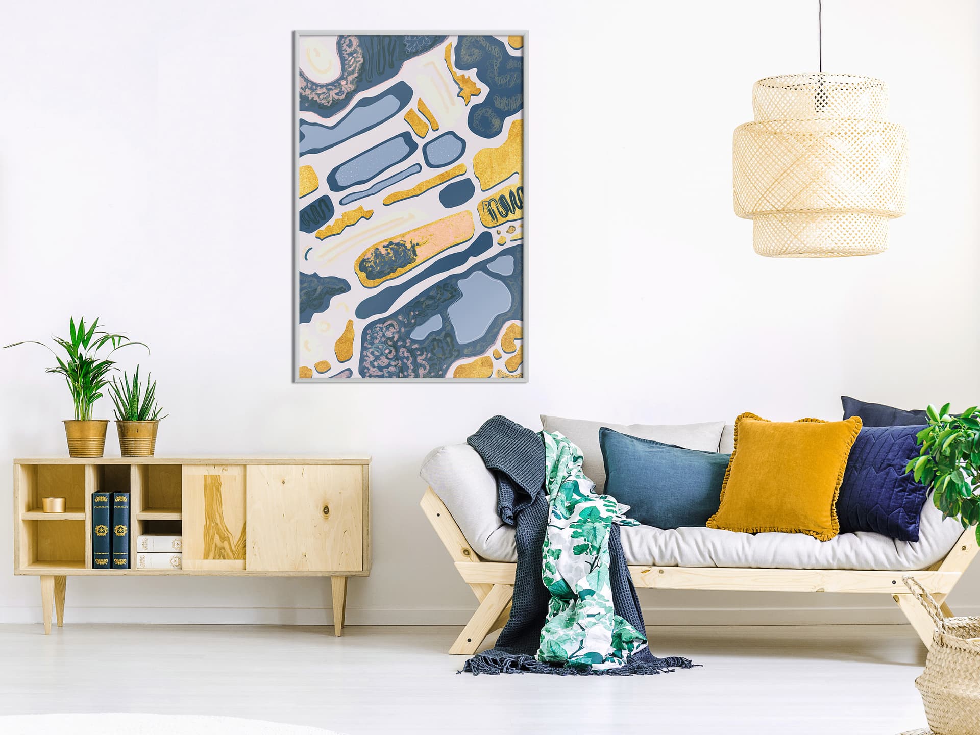 

Plakat - Pojezierze (rozmiar 20x30, wykończenie Rama biała)