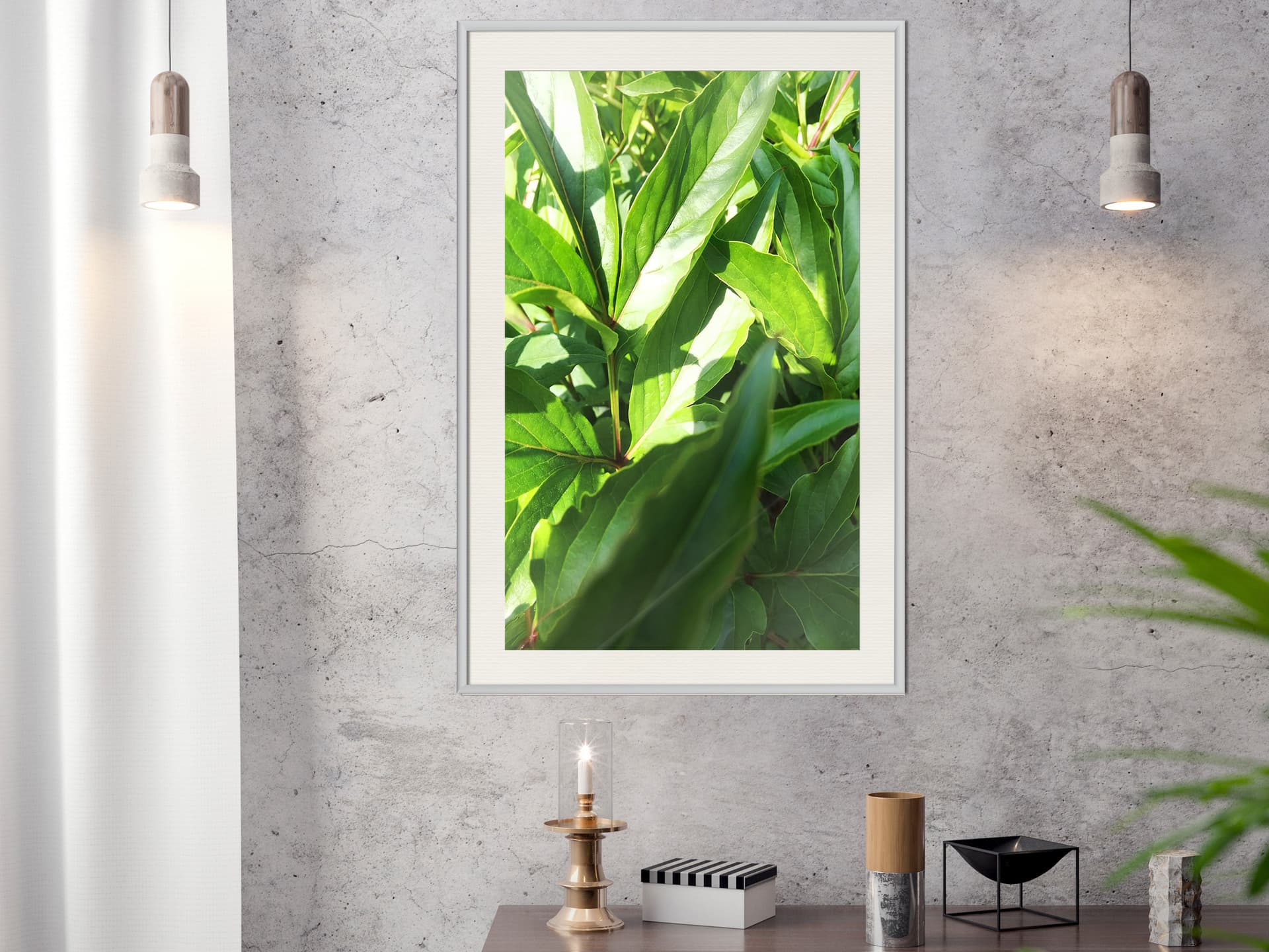 

Plakat - Gdzieś w ogródku (rozmiar 40x60, wykończenie Rama biała z passe-partout)