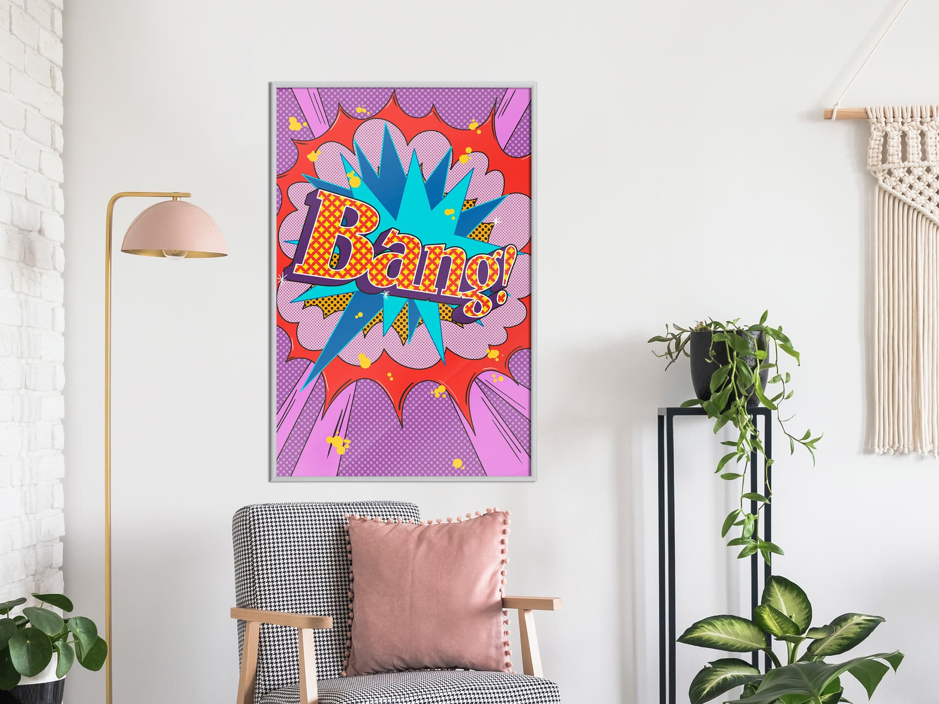 

Plakat - Bang! (rozmiar 40x60, wykończenie Rama biała)