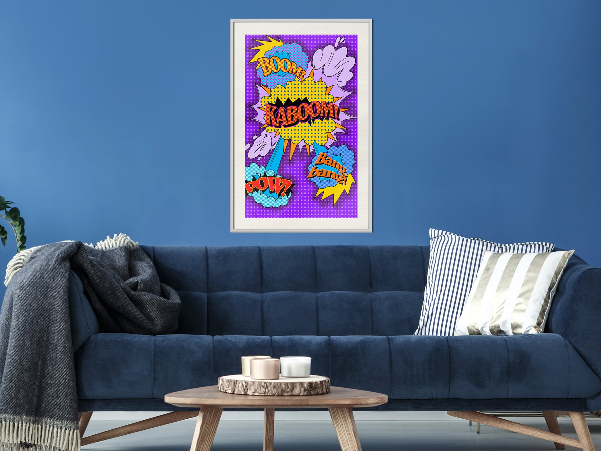 

Plakat - Kaboom! Boom! Pow! (rozmiar 40x60, wykończenie Rama biała z passe-partout)