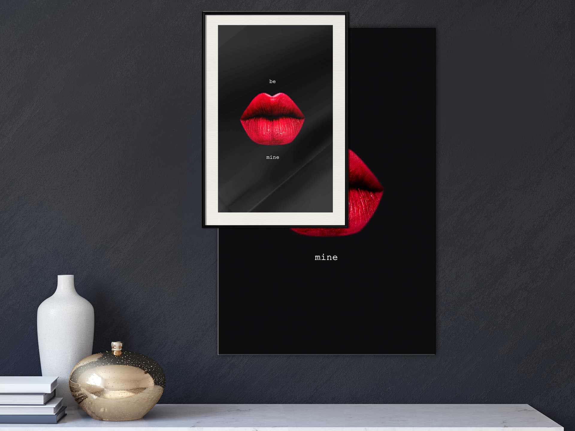 

Plakat - Pożądanie (rozmiar 20x30, wykończenie Rama czarna z passe-partout)