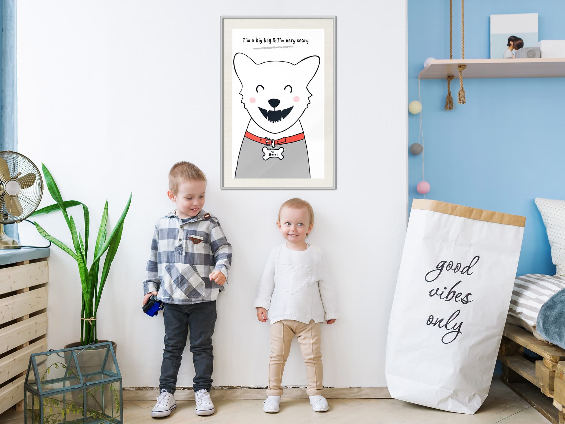 

Plakat - Samo szczęście (rozmiar 40x60, wykończenie Rama biała z passe-partout)