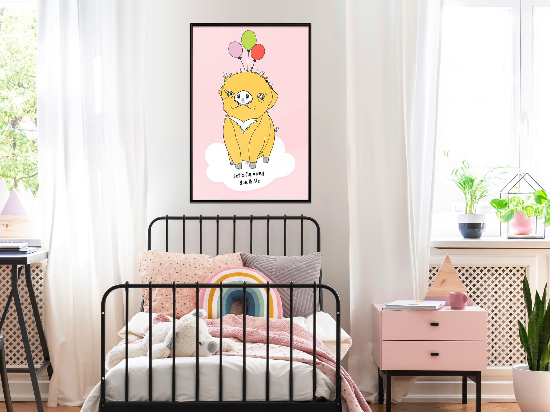 

Plakat - Urodzinowe życzenie (rozmiar 20x30, wykończenie Rama czarna)