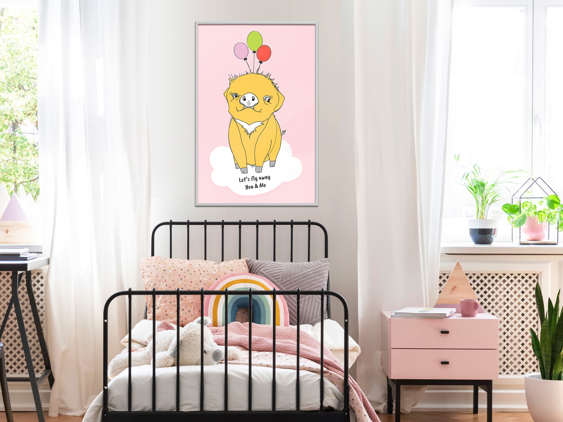 

Plakat - Urodzinowe życzenie (rozmiar 30x45, wykończenie Rama biała)