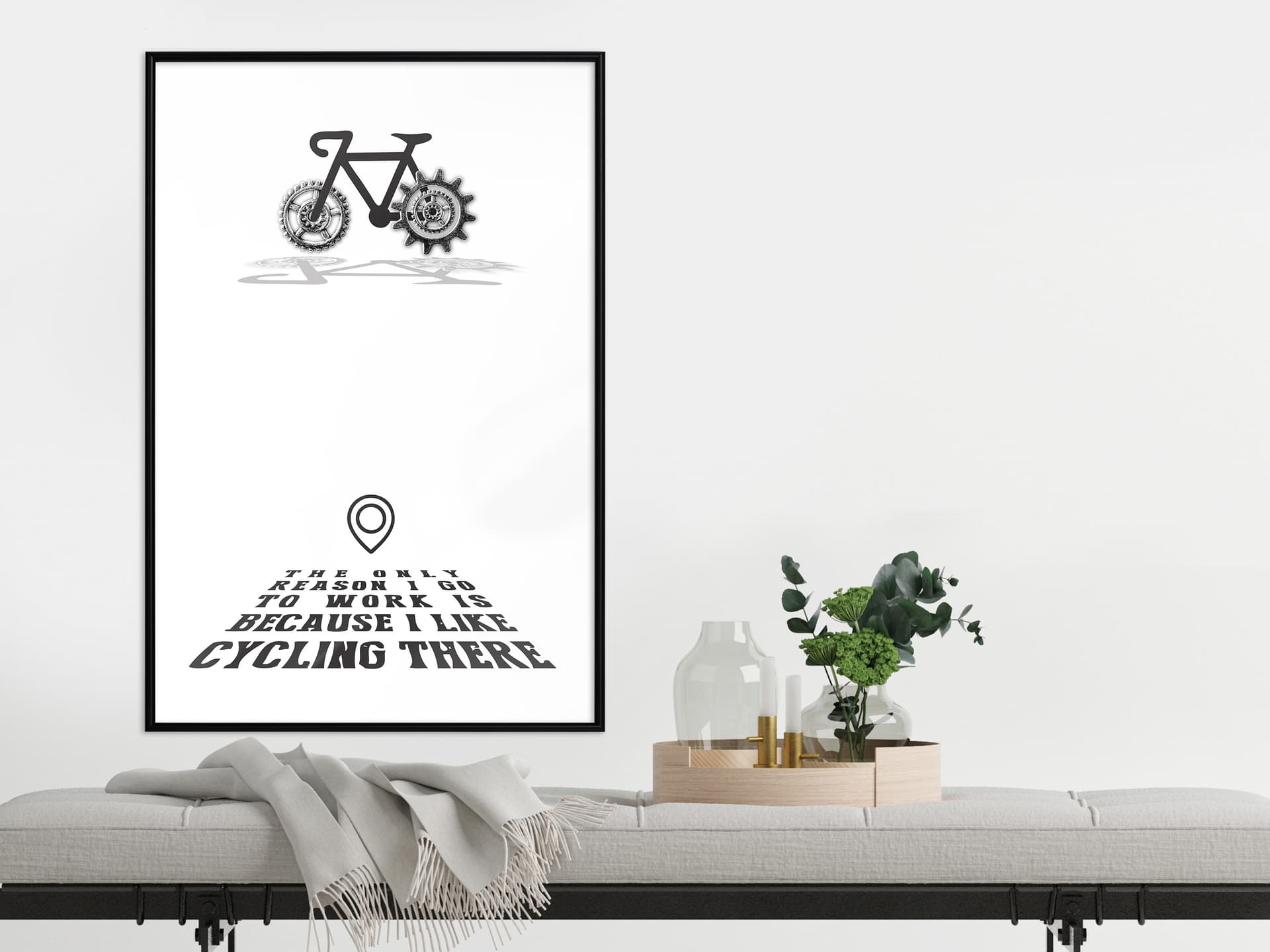 

Plakat - Dobra motywacja (rozmiar 30x45, wykończenie Rama czarna)