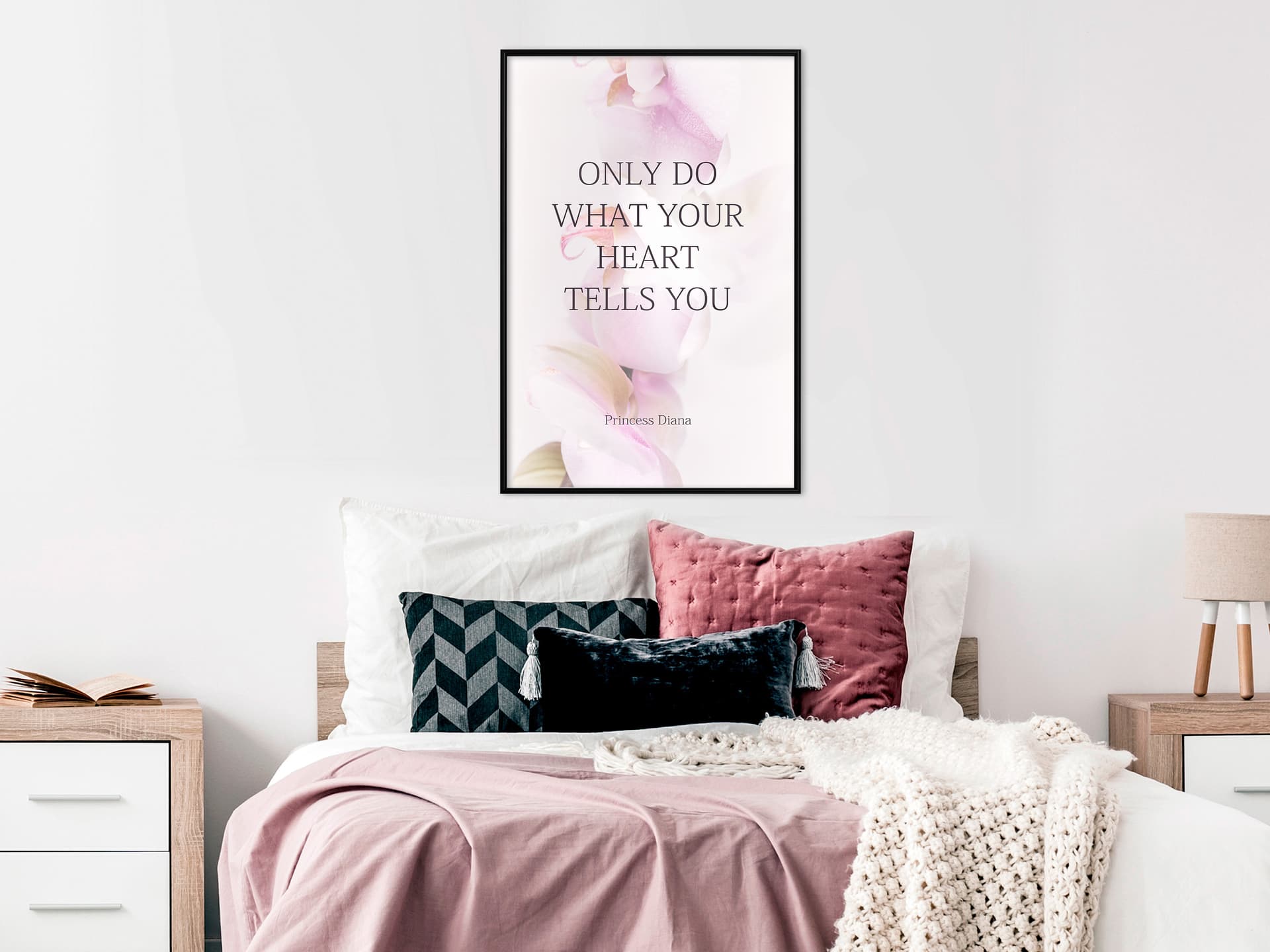 

Plakat - Idź za głosem serca I (rozmiar 20x30, wykończenie Rama czarna)