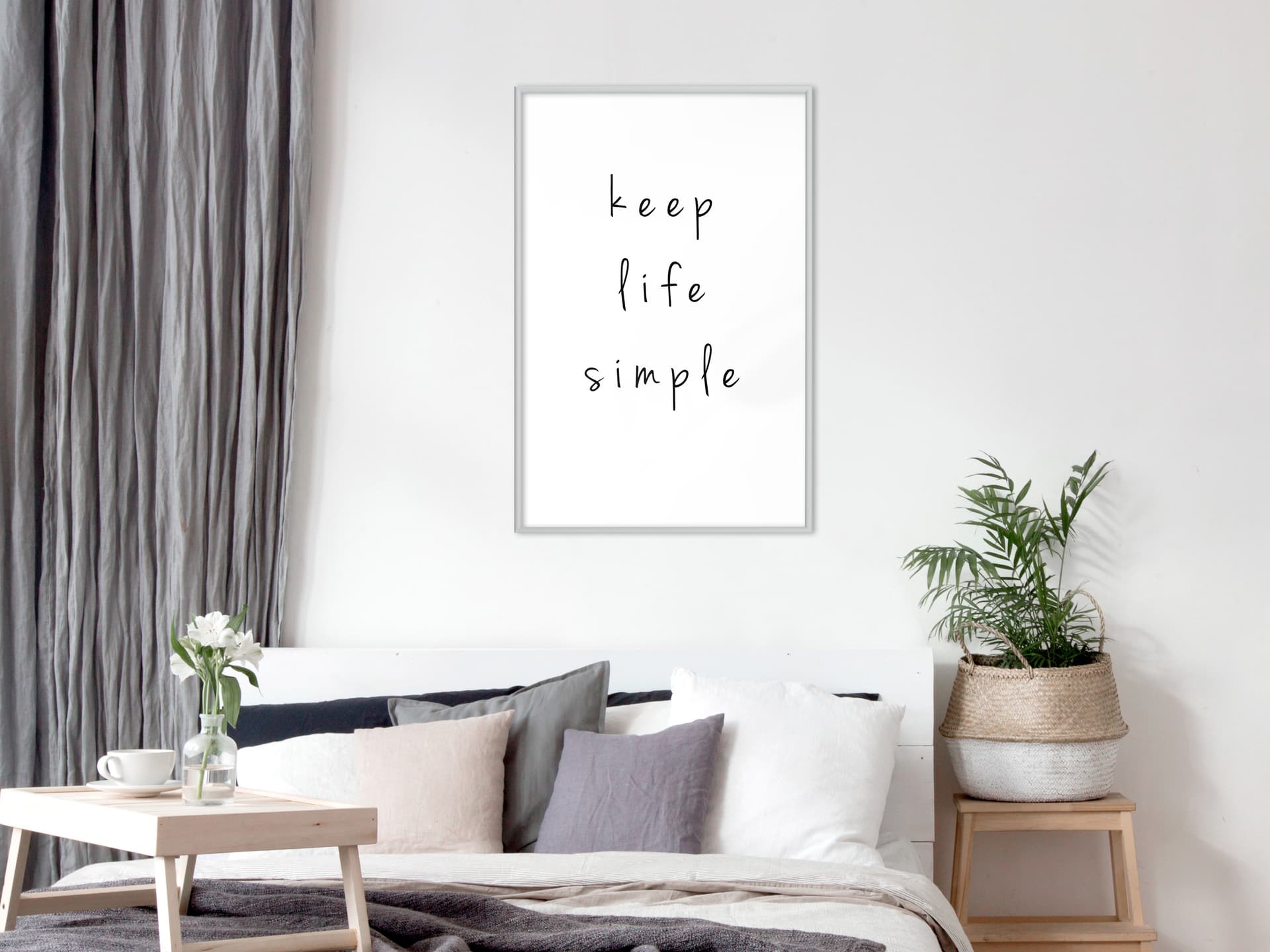 

Plakat - Proste życie (rozmiar 20x30, wykończenie Rama biała)