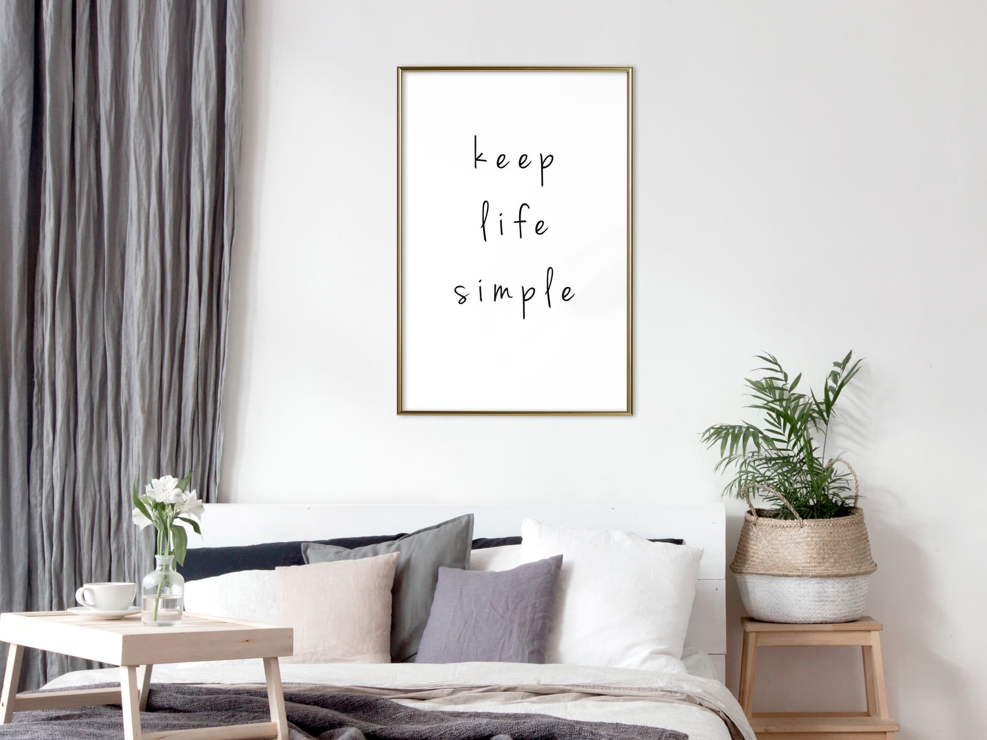 

Plakat - Proste życie (rozmiar 30x45, wykończenie Rama złota)