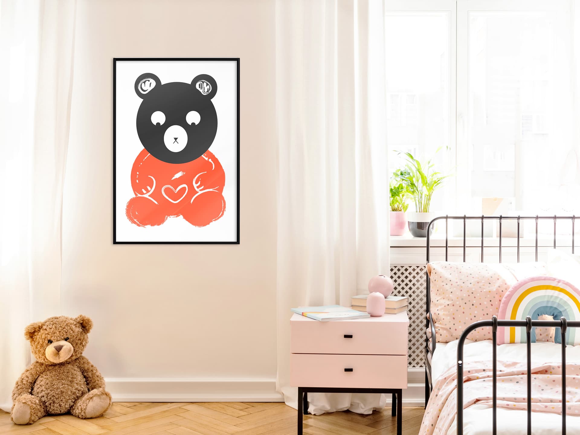 

Plakat - Zakochana maskotka (rozmiar 20x30, wykończenie Rama czarna)