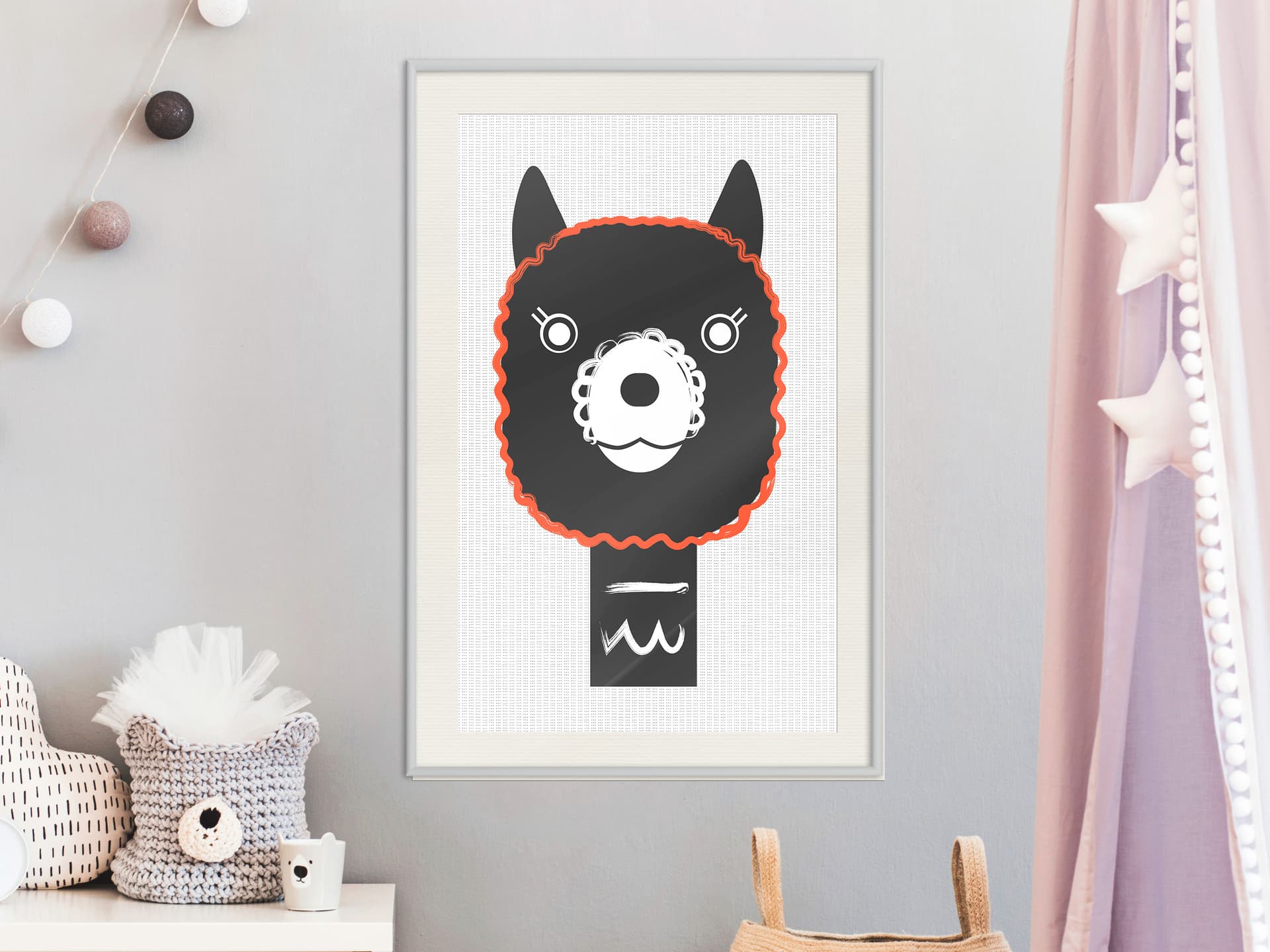 

Plakat - Uroczy uśmiech (rozmiar 20x30, wykończenie Rama biała z passe-partout)