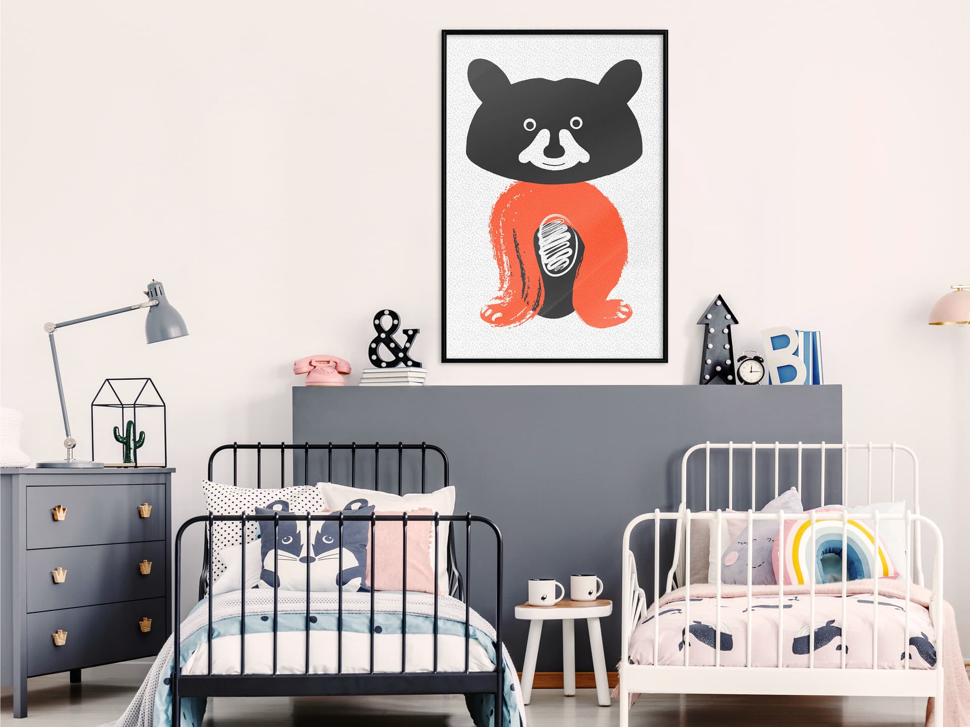 

Plakat - Mały niedźwiadek (rozmiar 20x30, wykończenie Rama czarna)