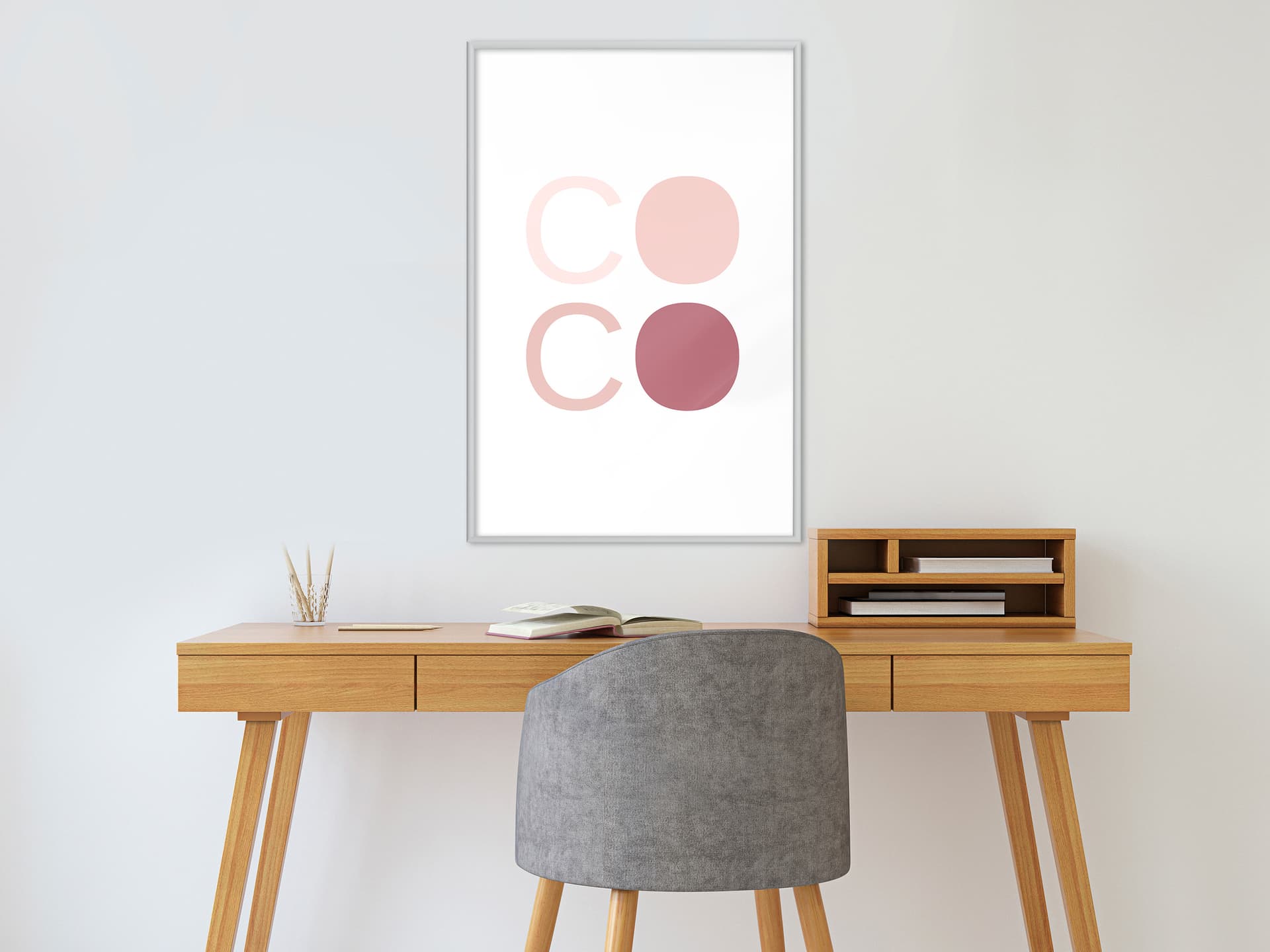 

Plakat - Różne odcienie Coco (rozmiar 20x30, wykończenie Rama biała)