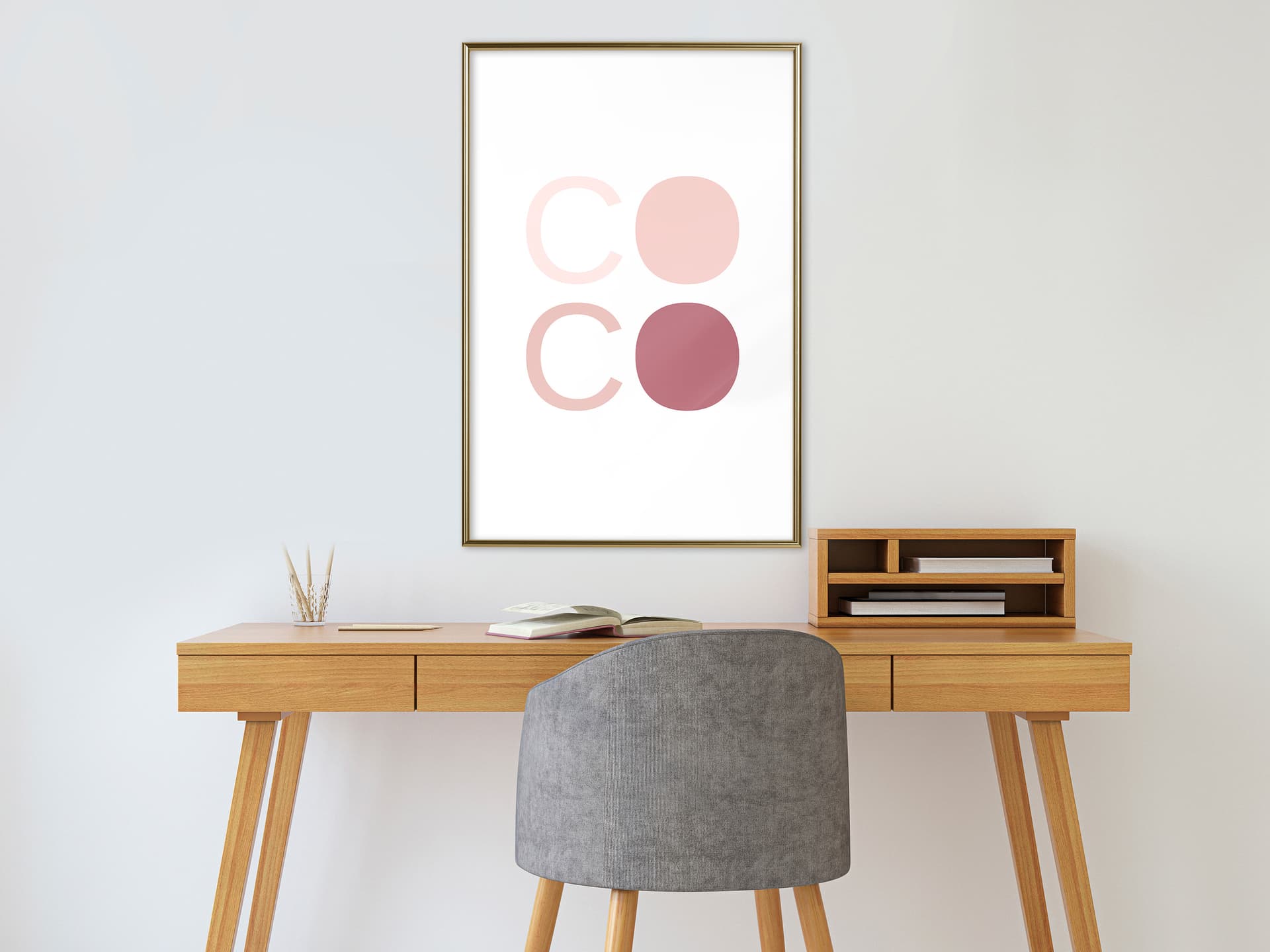 

Plakat - Różne odcienie Coco (rozmiar 30x45, wykończenie Rama złota)