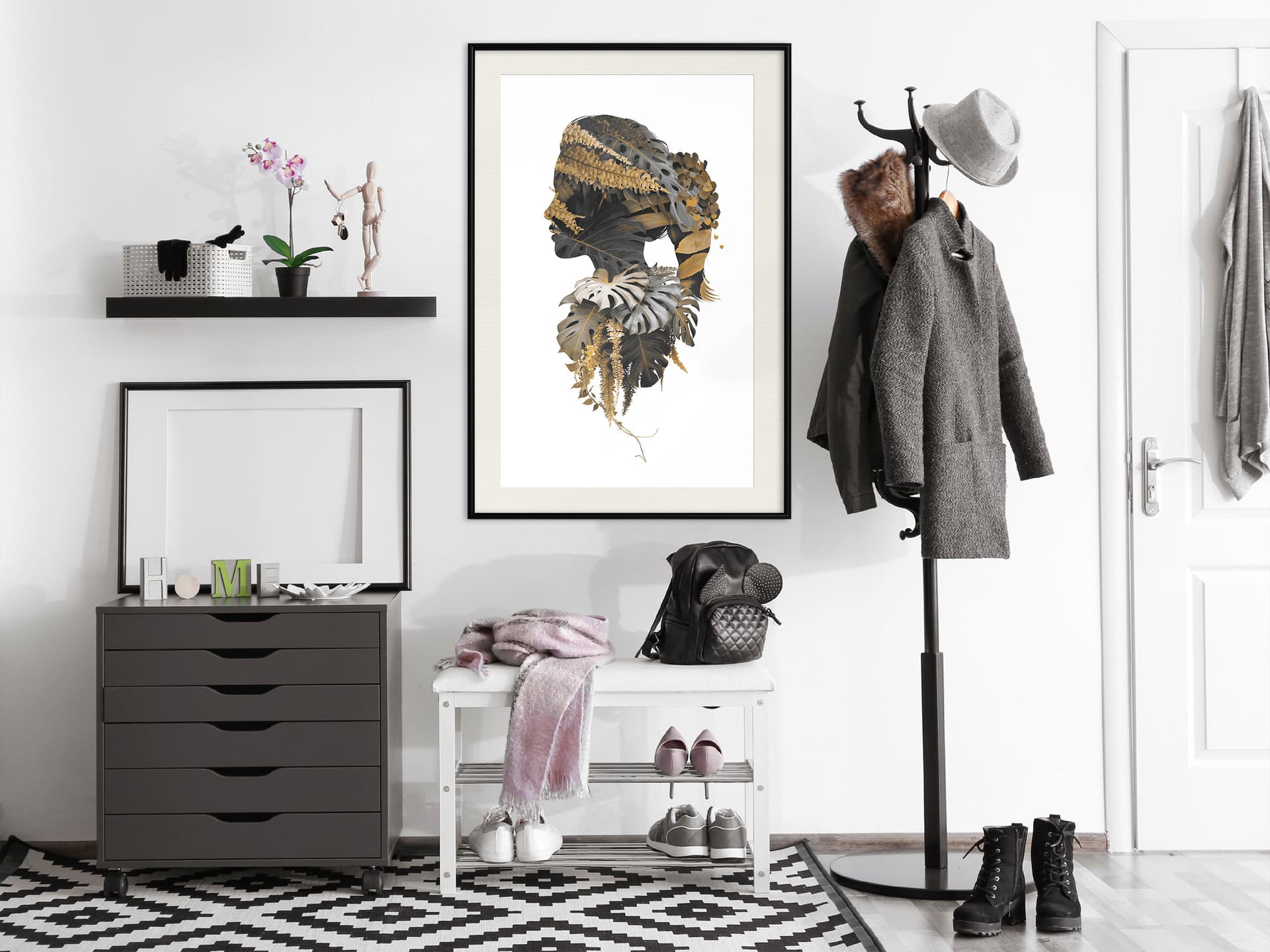 

Plakat - Leśna wiedźma (rozmiar 20x30, wykończenie Rama czarna z passe-partout)