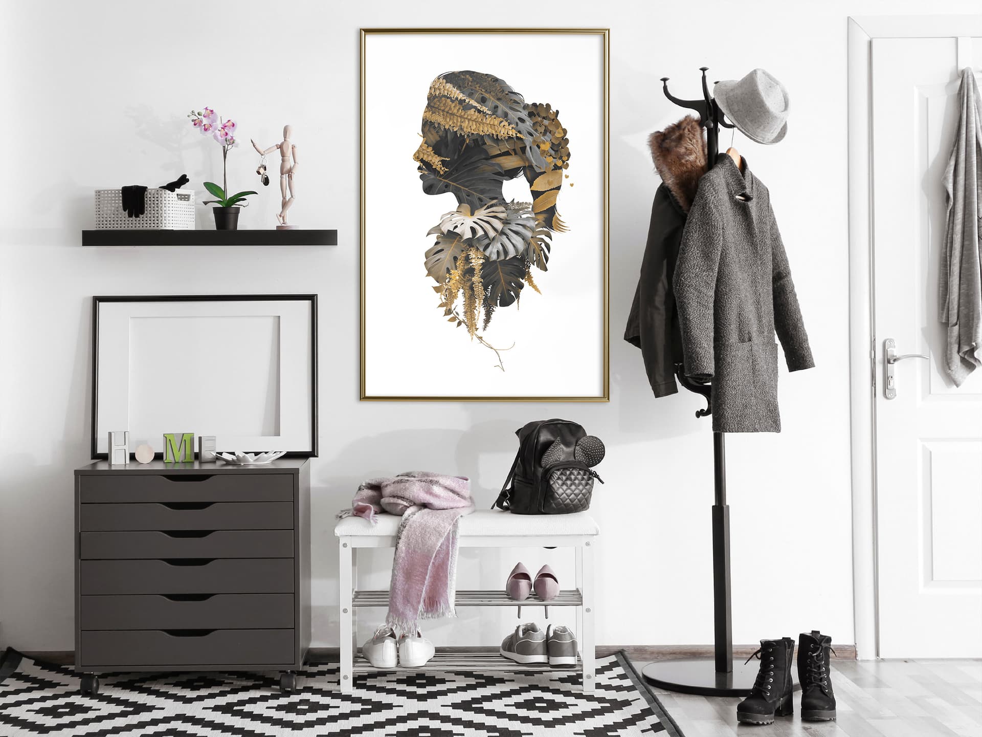 

Plakat - Leśna wiedźma (rozmiar 20x30, wykończenie Rama złota)
